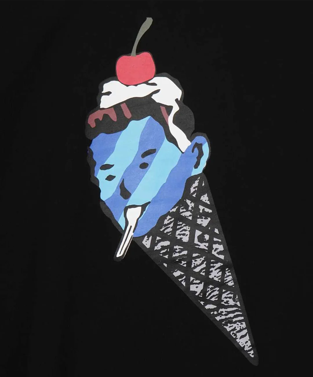 Icecream | CONEMAN S/S TEE { BLACK - Image 5