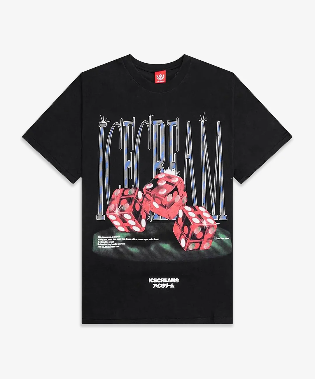 Icecream | FEAR OF A RICH PLANET S/S TEE { BLACK