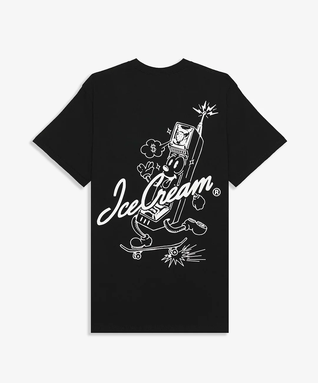 Icecream | KICK ROCKS SS TEE { BLACK - Image 2