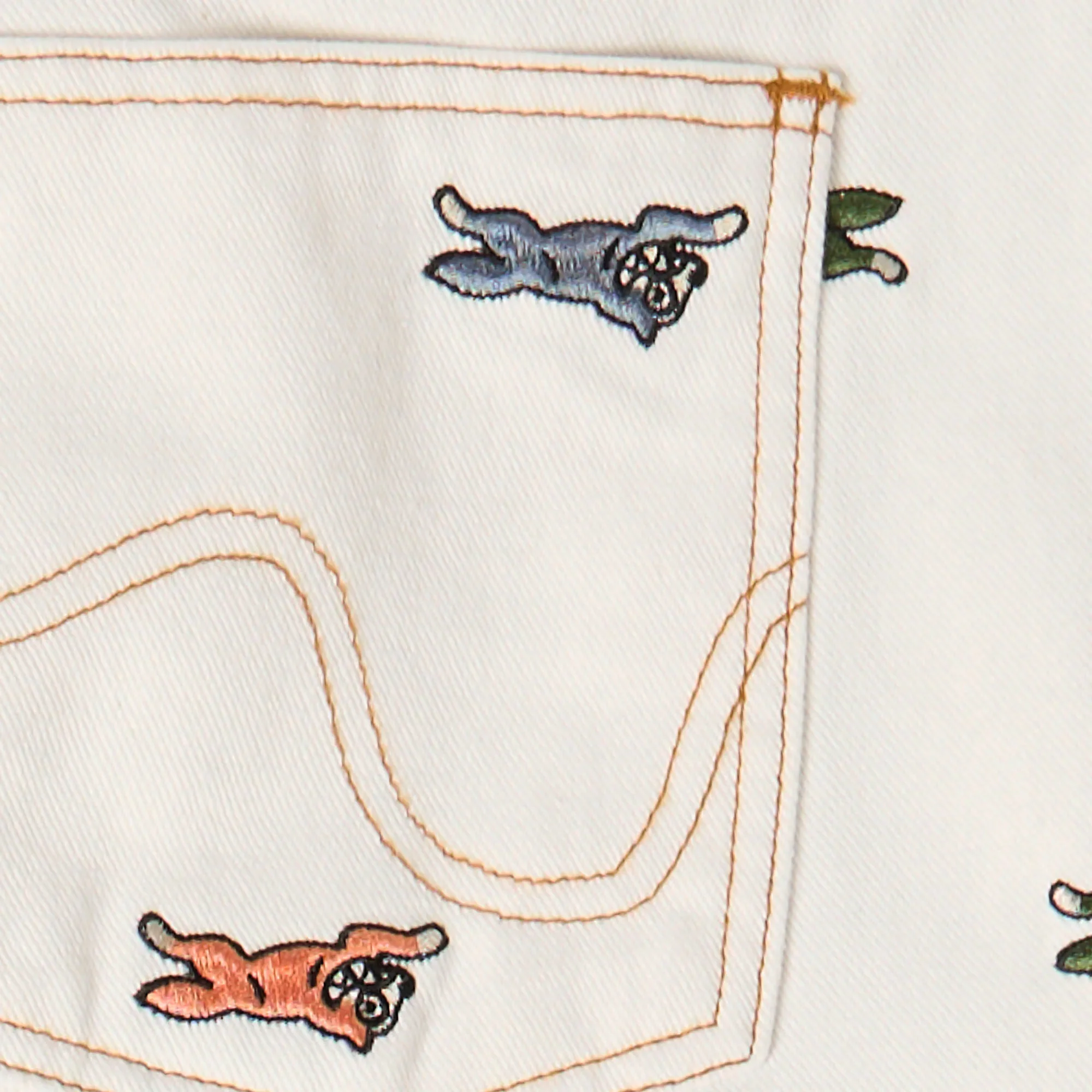 Icecream | STAMPEDE PANTS STRAWBERRY FIT { ANTIQUE WHITE - Image 3