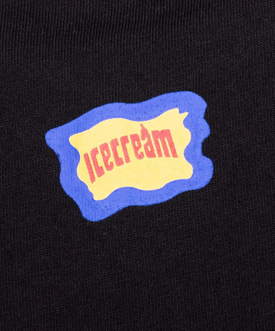 Icecream | WORD S/S TEE { BLACK - Image 4