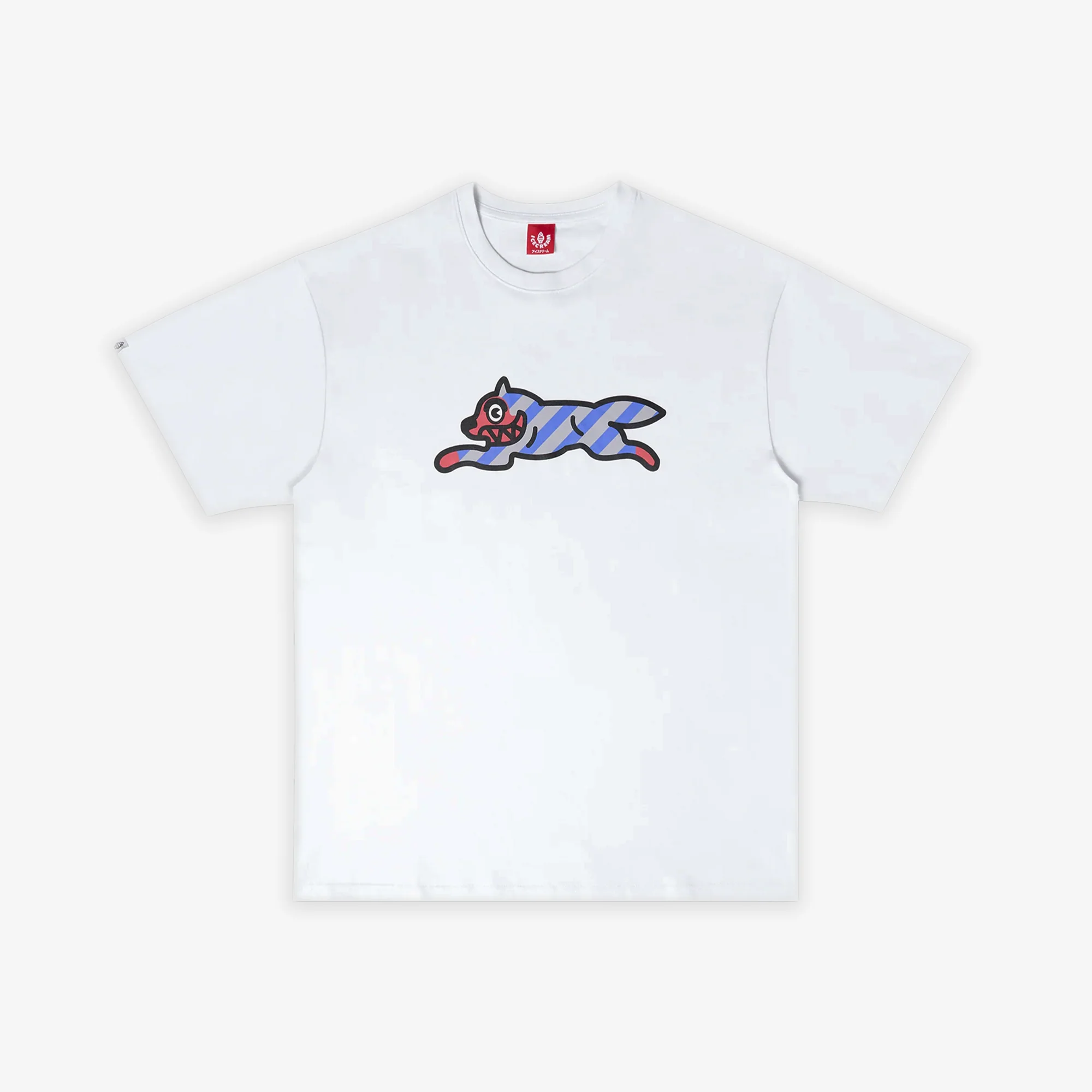 Icecream | YIKES STRIPES S/S TEE { WHITE