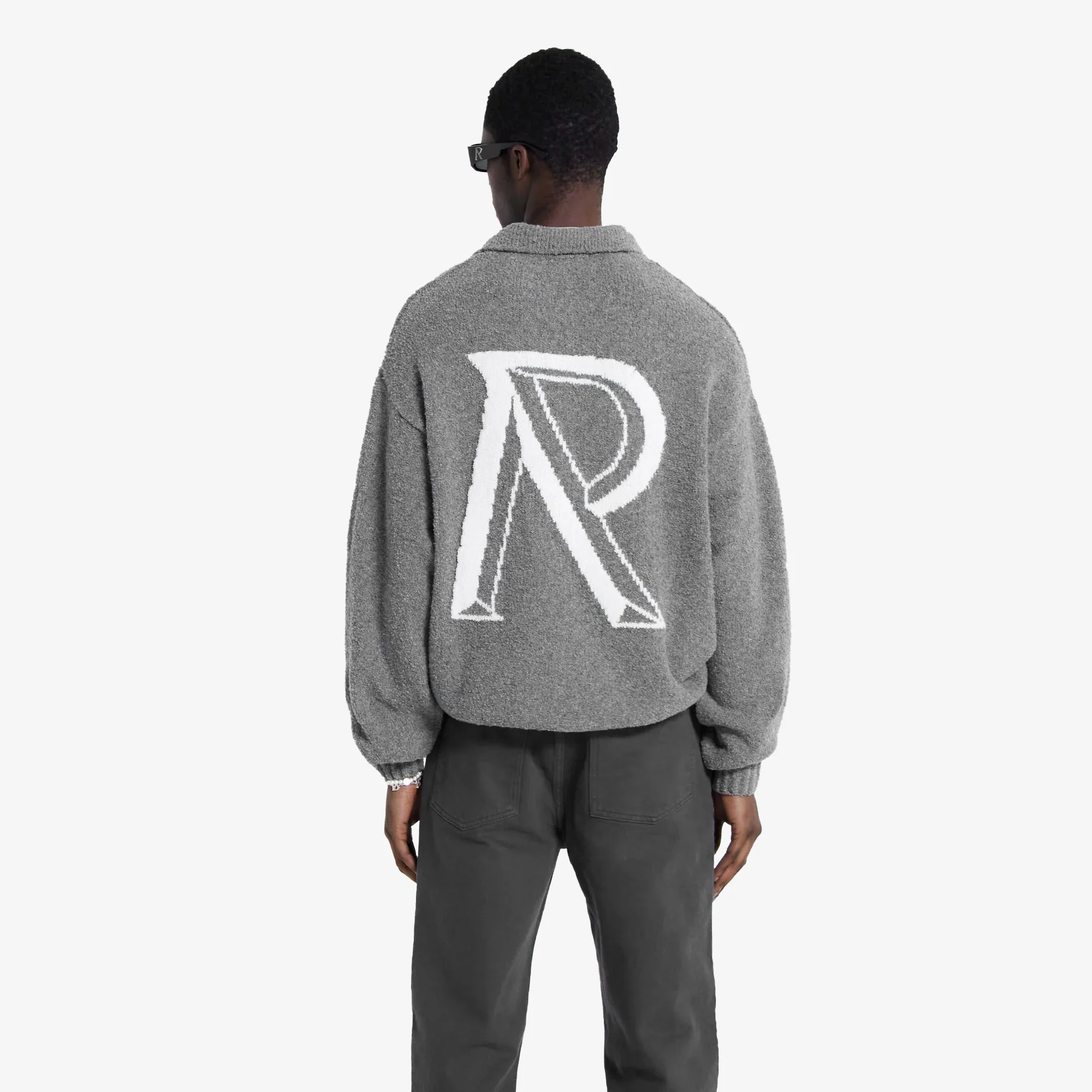 Represent | INITIAL BOUCLE POLO { GREY - Image 3