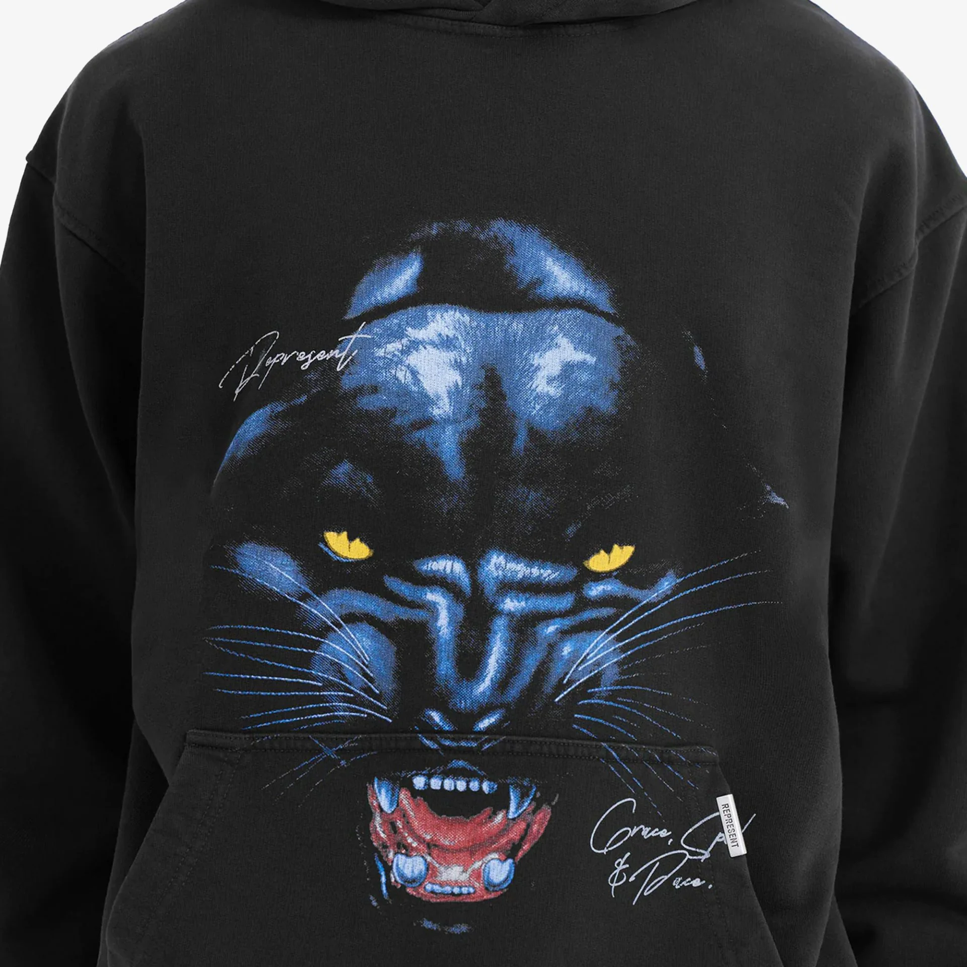 Represent | JAGUAR HOODIE { BLACK - Image 4