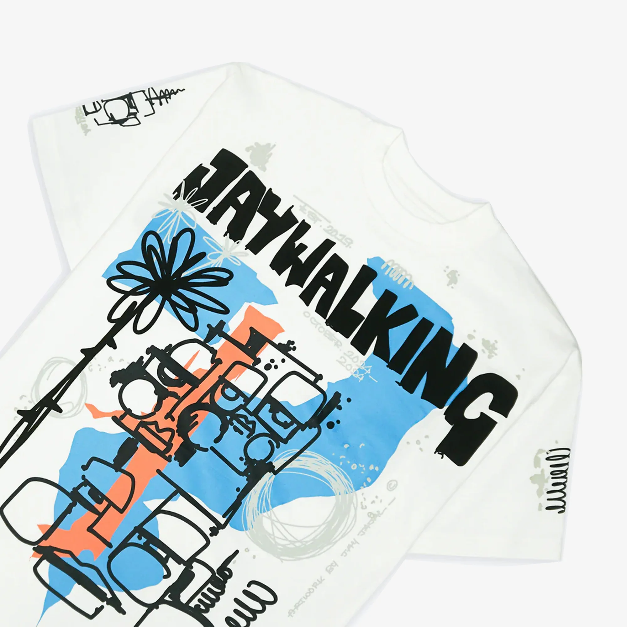 JAYWALKING | ART PRO 3.0 T-SHIRT { WHITE - Image 3