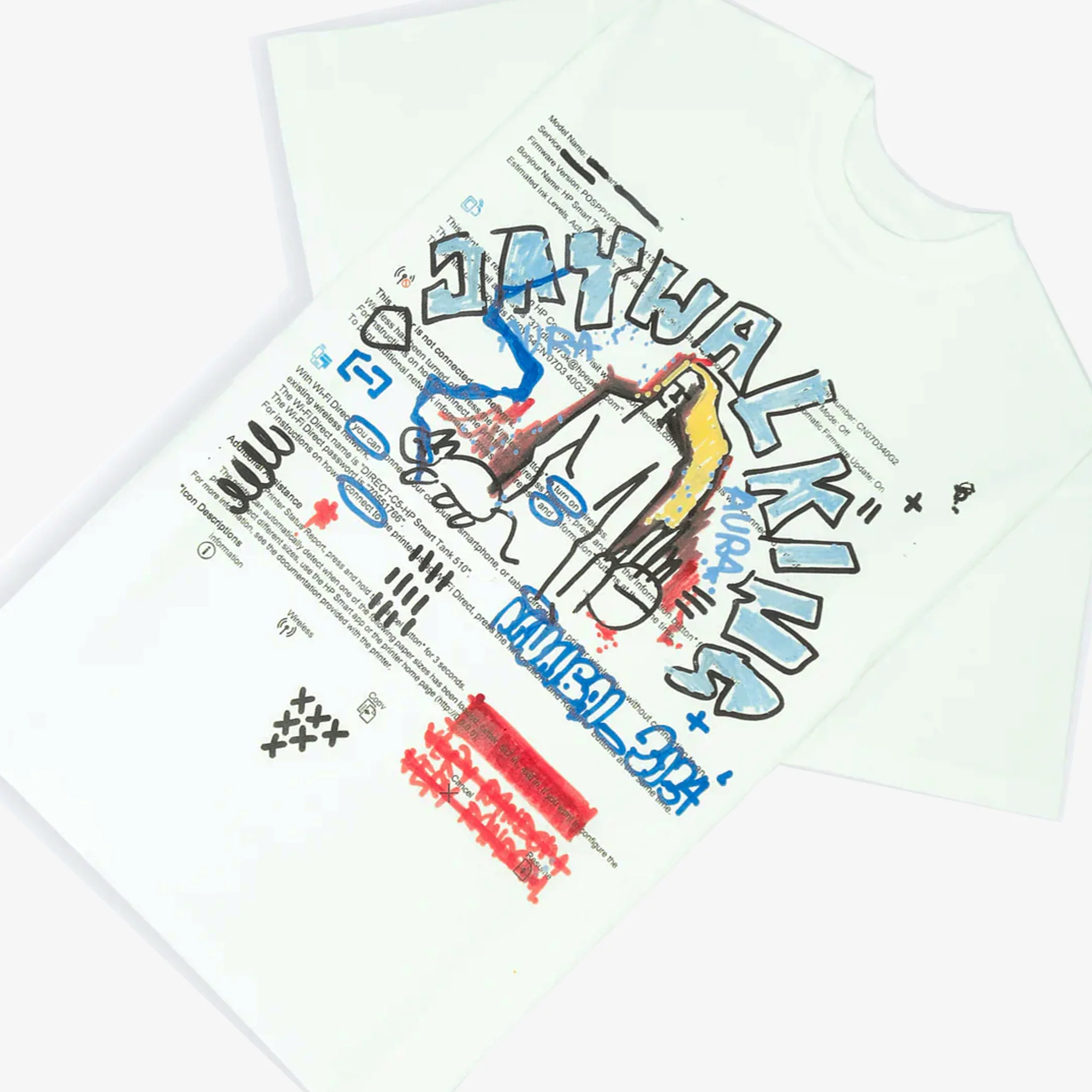 JAYWALKING | AURA T-SHIRT { WHITE - Image 3