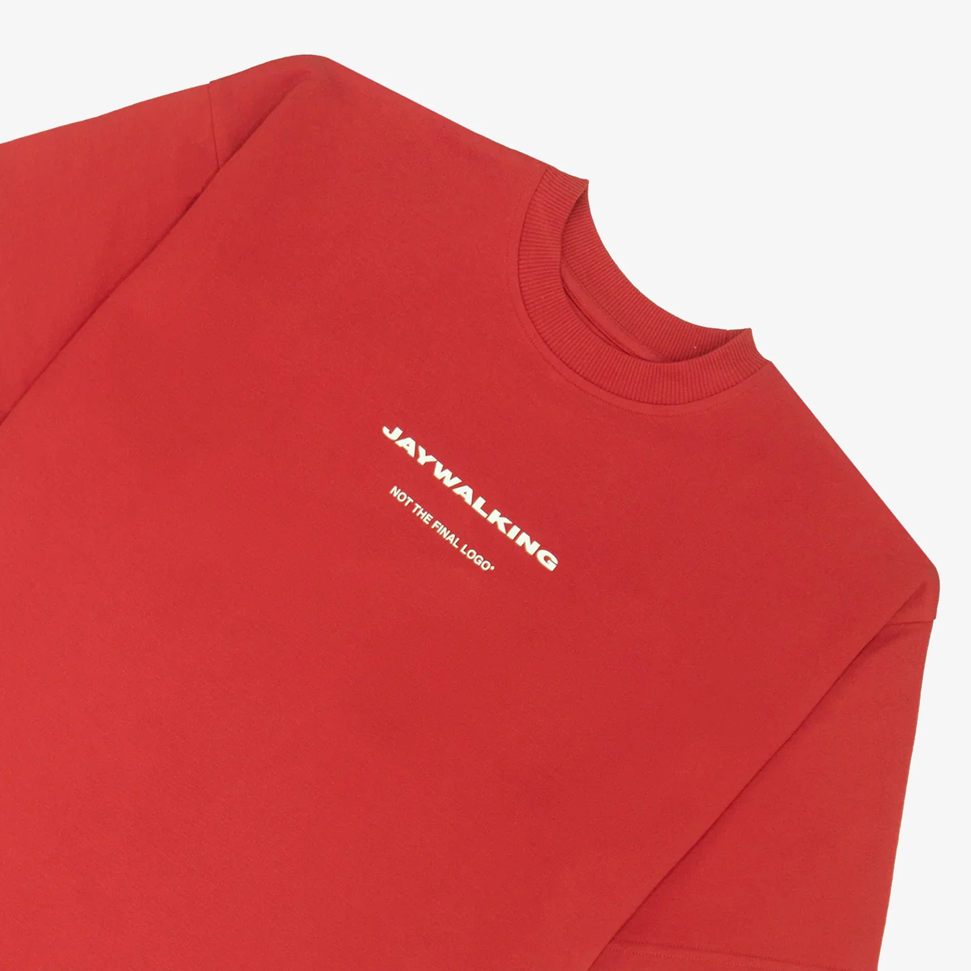 JAYWALKING | BASICS T-SHIRT { RED - Image 3