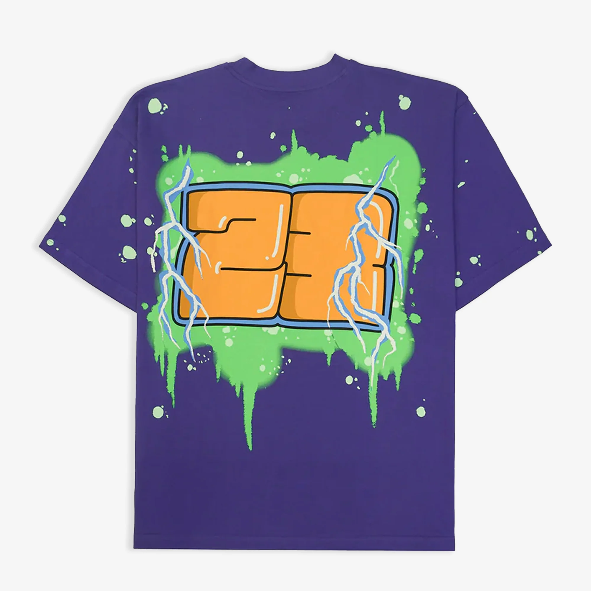 JAYWALKING | BLOTCH 23 T-SHIRT { PURPLE - Image 2