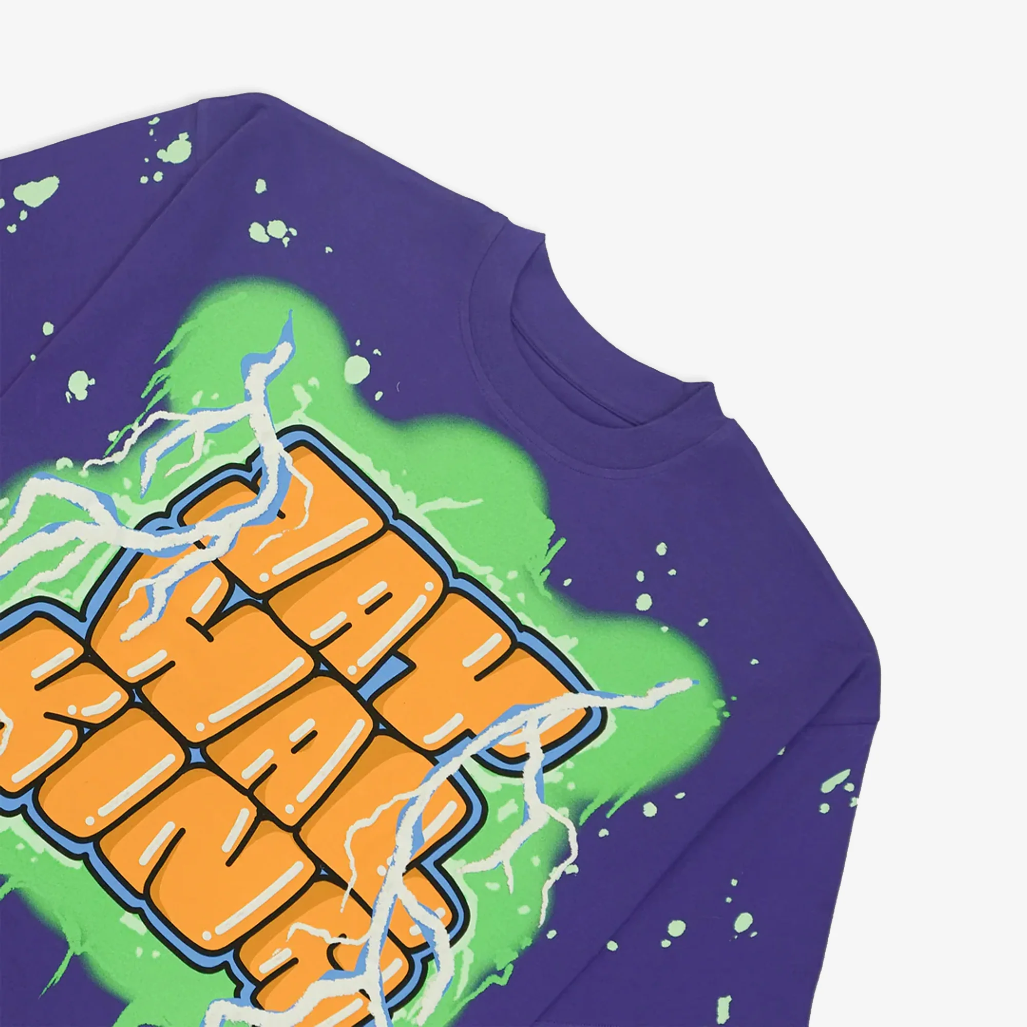 JAYWALKING | BLOTCH 23 T-SHIRT { PURPLE - Image 3