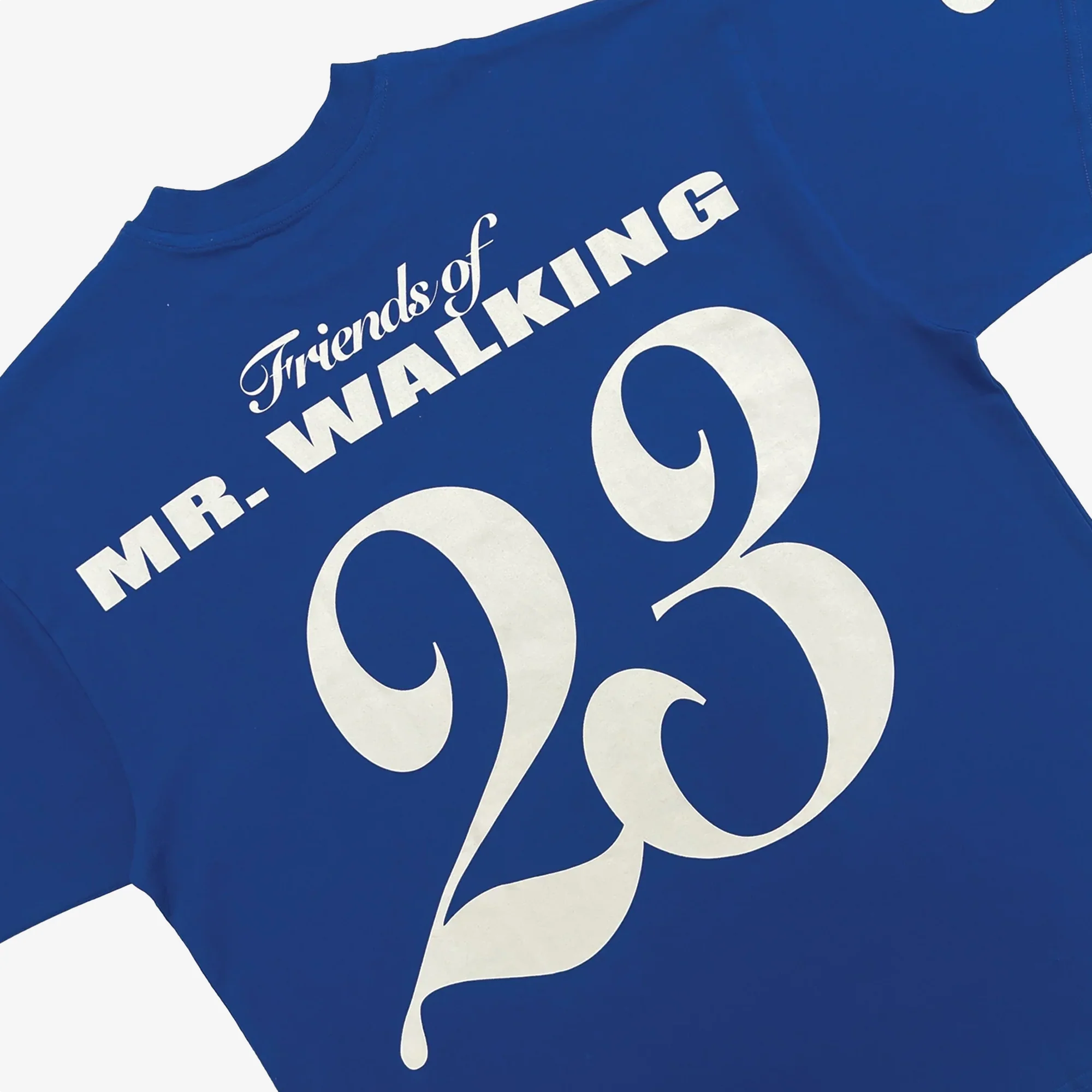JAYWALKING | FRIENDS OF MR. WALKING T-SHIRT { BLUE - Image 3