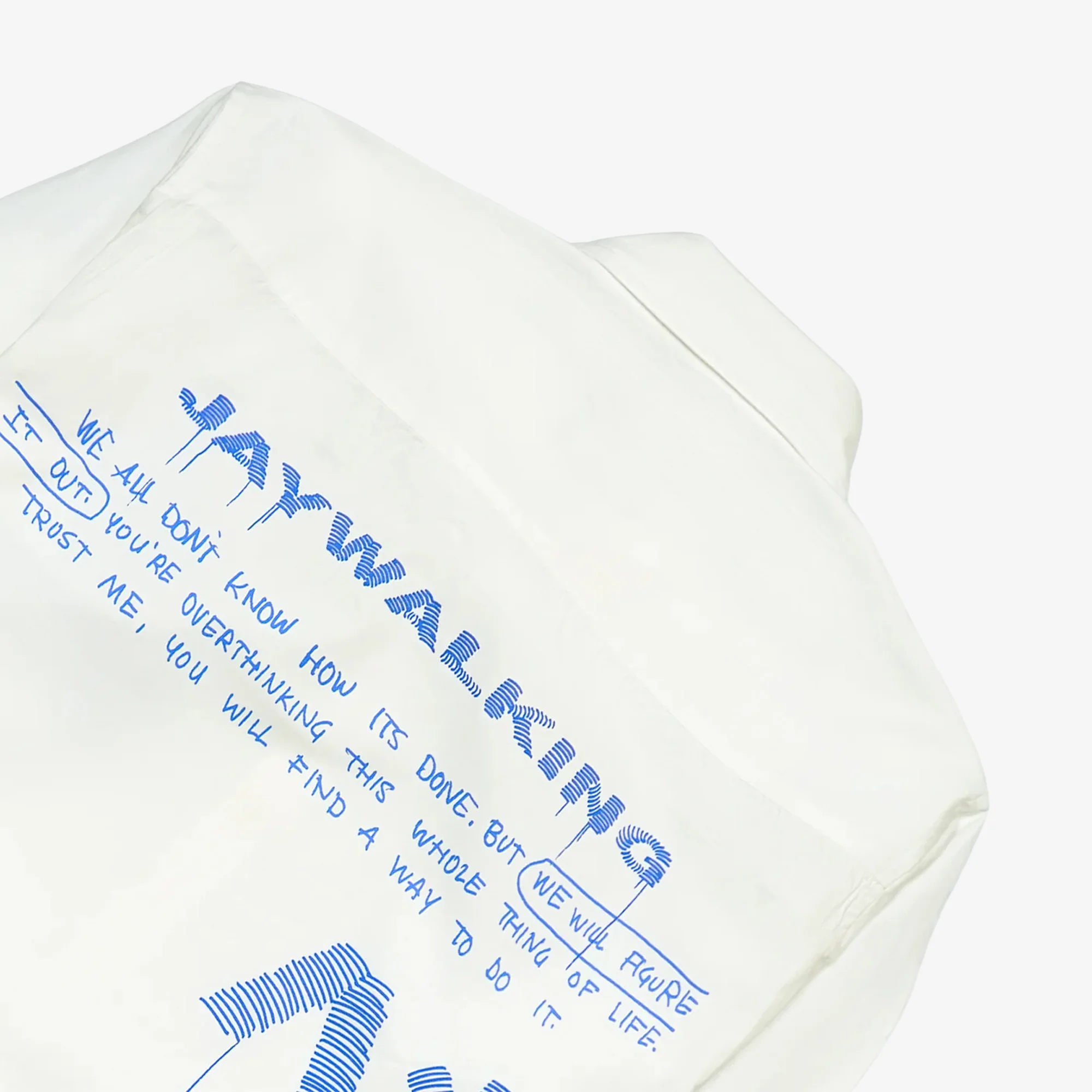 JAYWALKING | GOOD ENERGY SHIRT { WHITE - Image 4