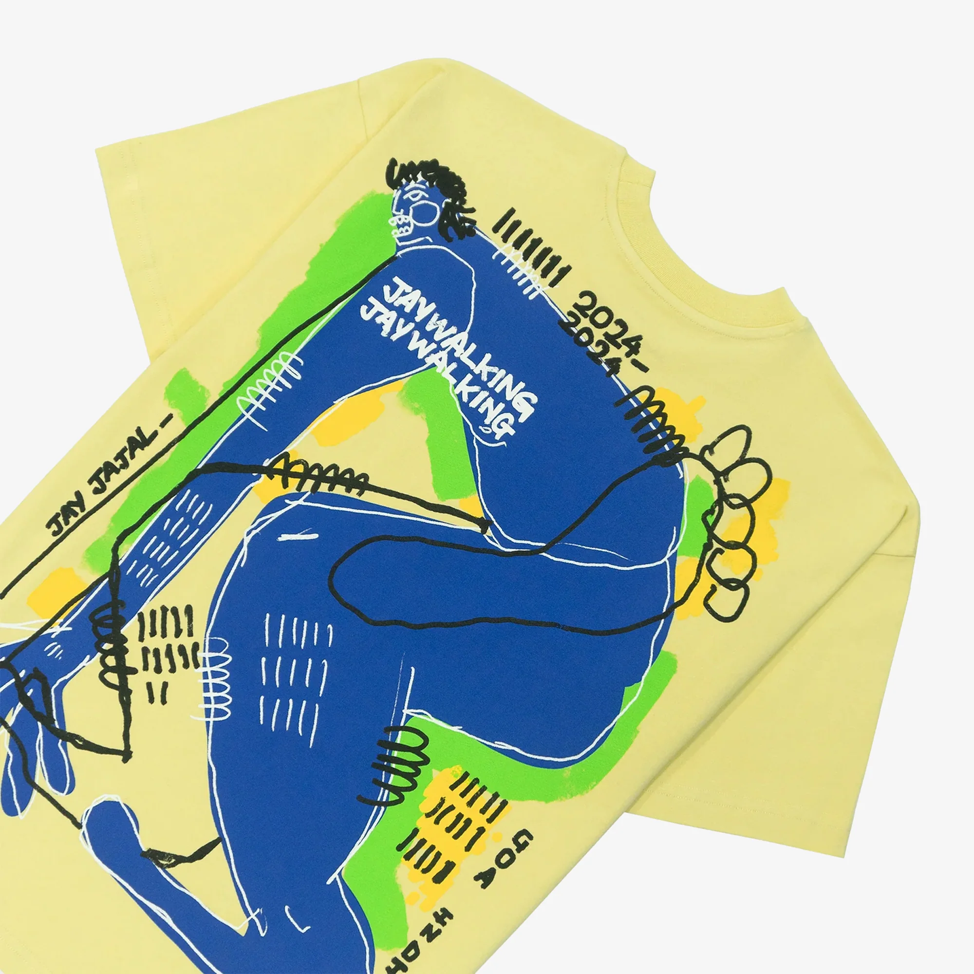 JAYWALKING | STAND-BY LADY T-SHIRT { YELLOW - Image 4
