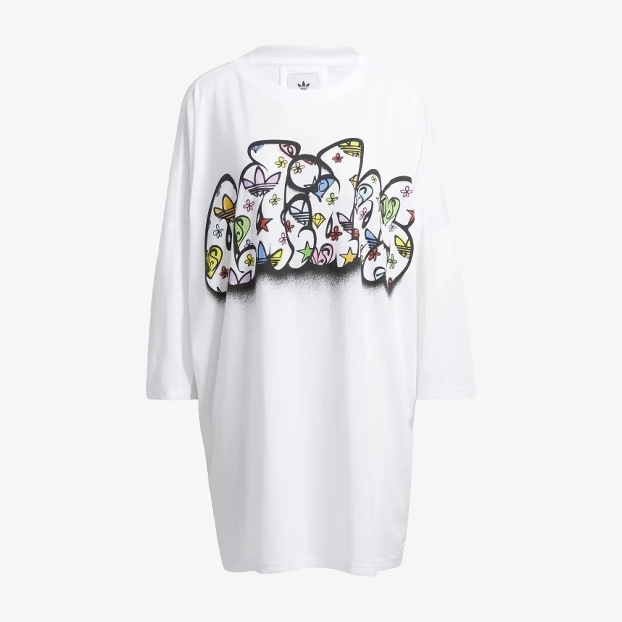 Adidas Originals | JEREMY SCOTT TEE DRESS  { WHITE