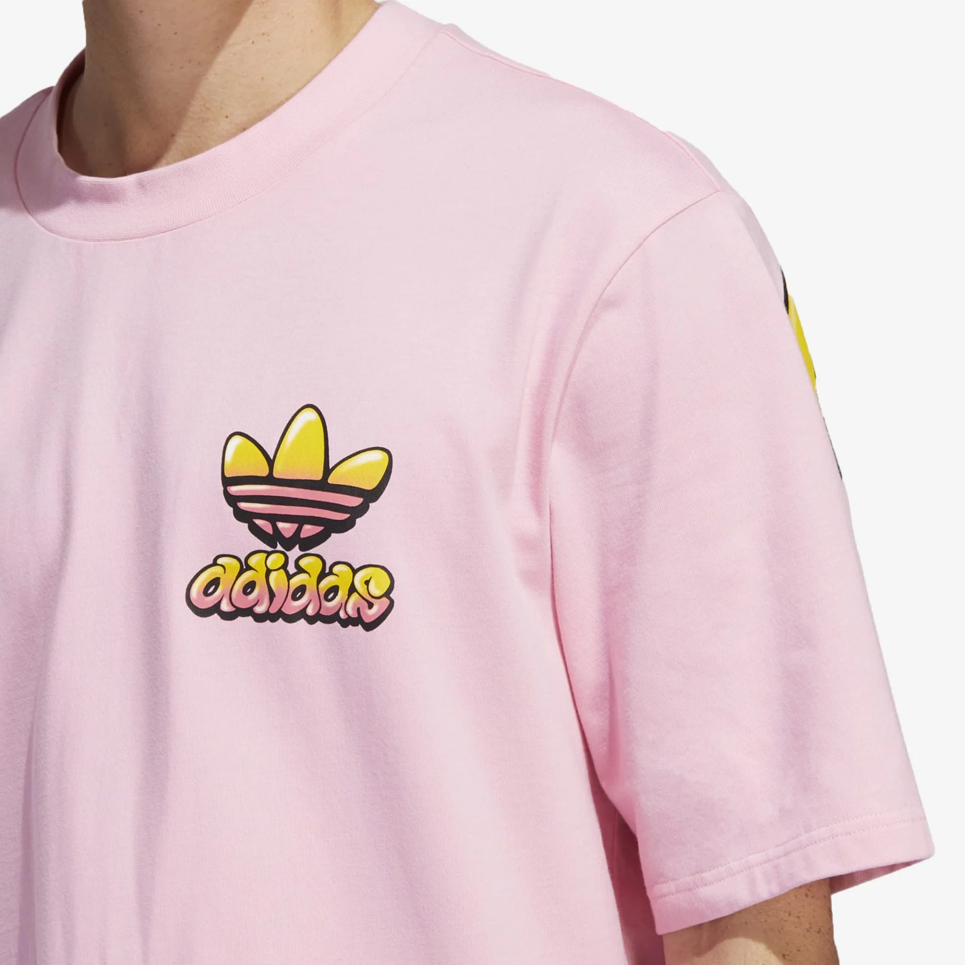 Adidas Originals | JEREMY SCOTT TEE (GENDER NEUTRAL)  { LIGHT PINK - Image 4