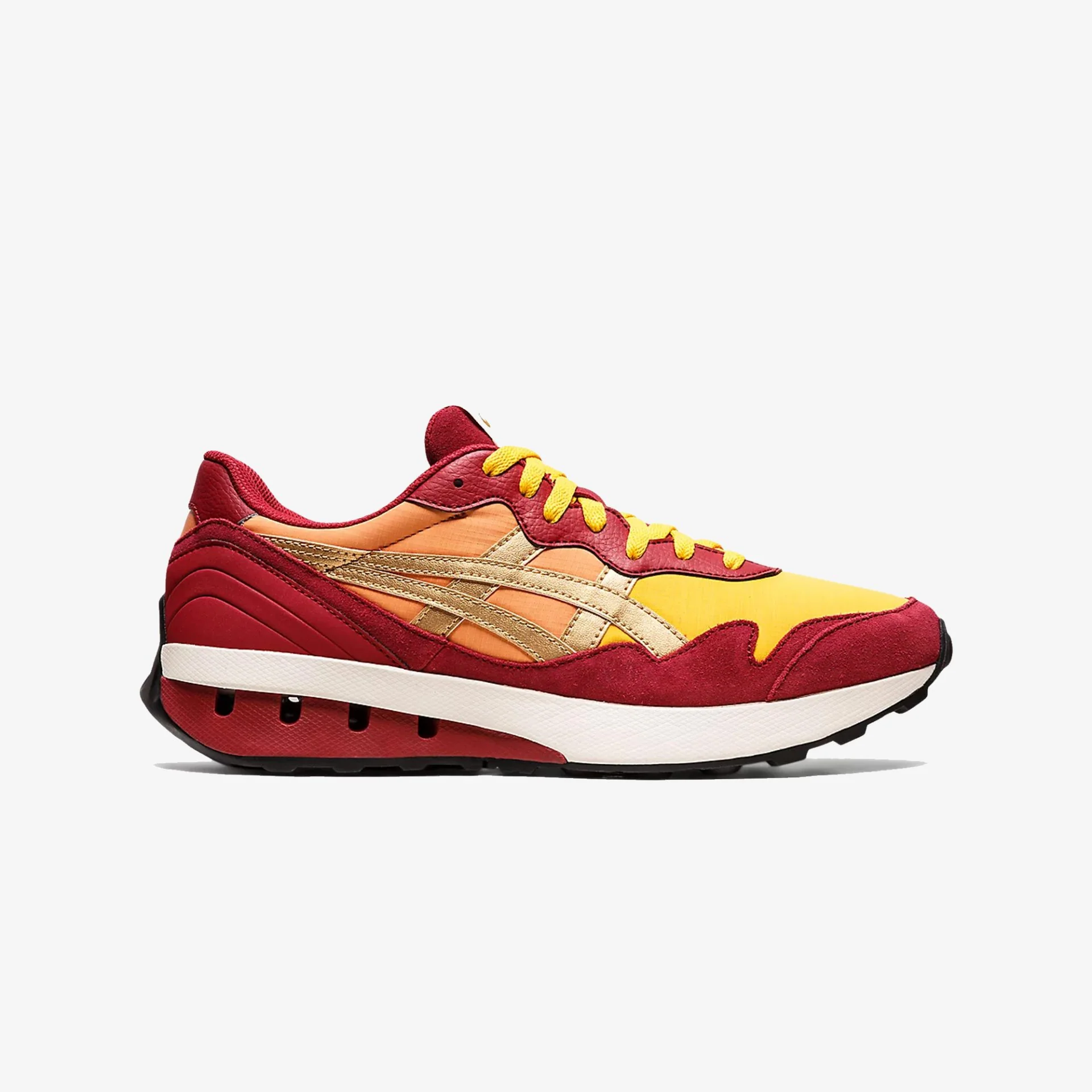 Asics | JOGGER X81 { HONEY/BURGUNDY