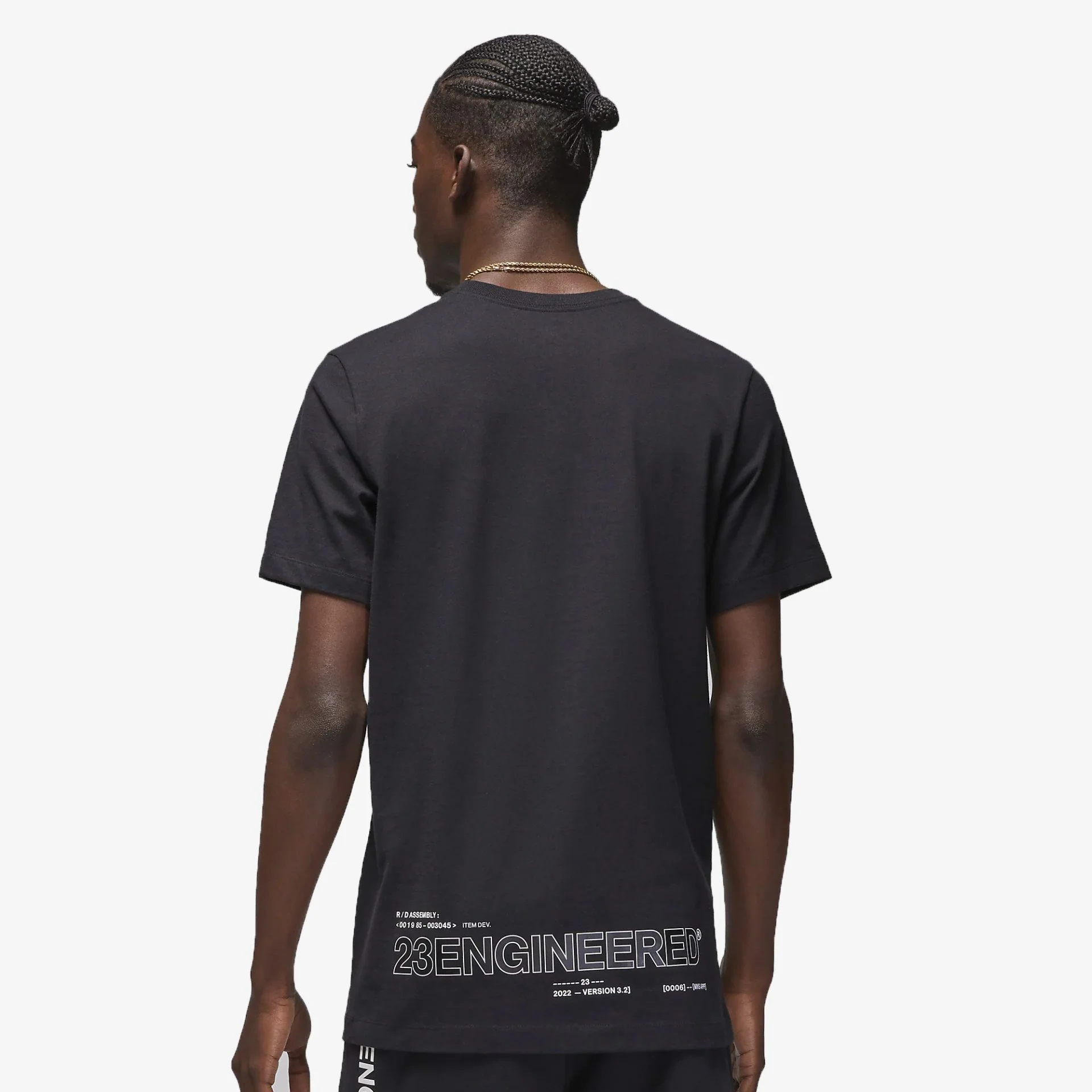 Jordan | JORDAN 23 ENGINEERED T-SHIRT { BLACK / WHITE - Image 3
