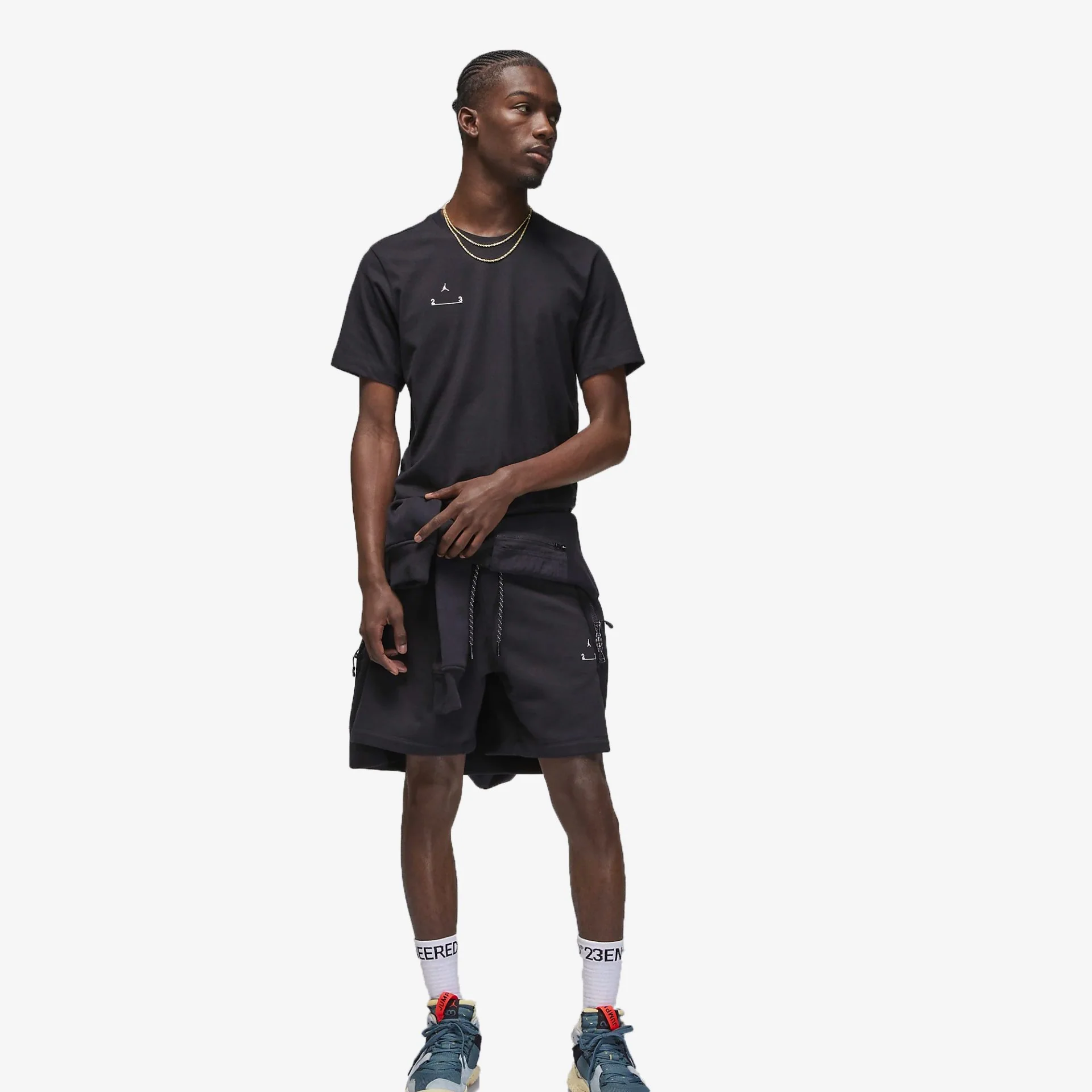 Jordan | JORDAN 23 ENGINEERED T-SHIRT { BLACK / WHITE - Image 4