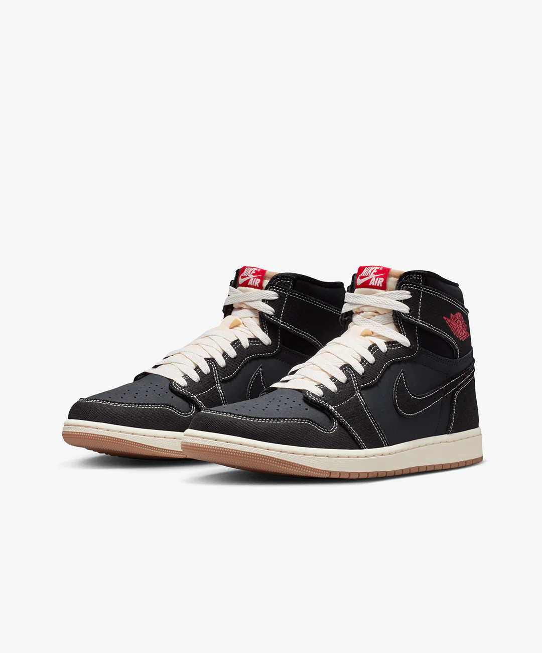 JORDAN | AIR JORDAN 1 HIGH OG FLIGHT CLUB { BLACK/UNIVERSITY RED-SAIL-GUM MED BROWN - Image 3