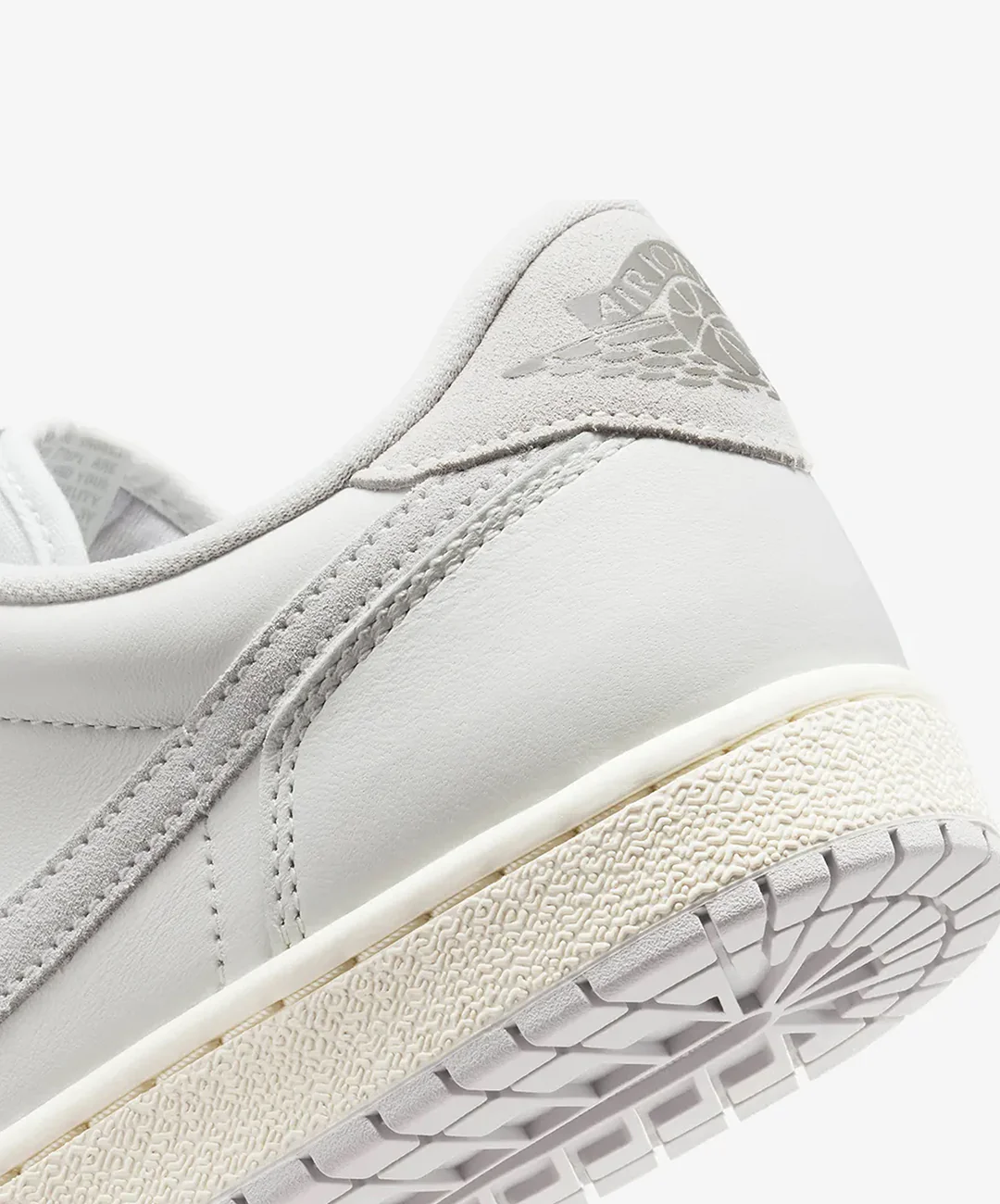 Jordan | AIR JORDAN 1 LOW 85 { SUMMIT WHITE/LT SMOKE GREY-NEUTRAL GREY - Image 7