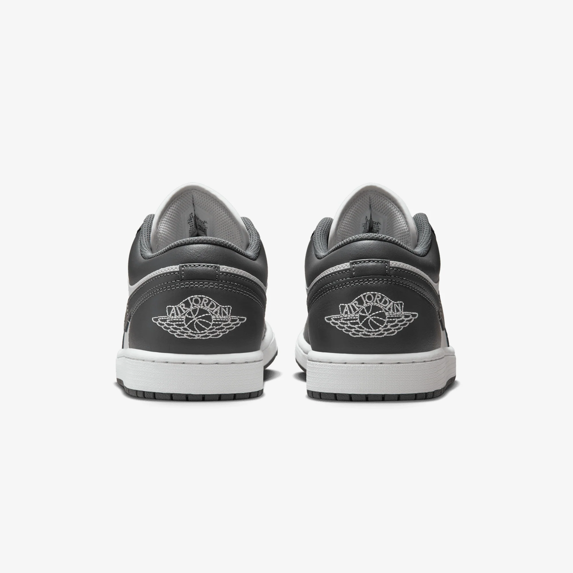 JORDAN | AIR JORDAN 1 LOW { IRON GREY/SUMMIT WHITE - Image 4
