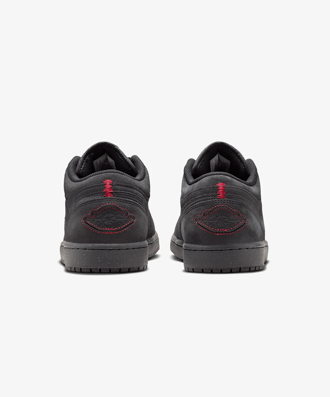 JORDAN | AIR JORDAN 1 LOW SE CRAFT { DK SMOKE GREY/BLACK-VARSITY RED - Image 4