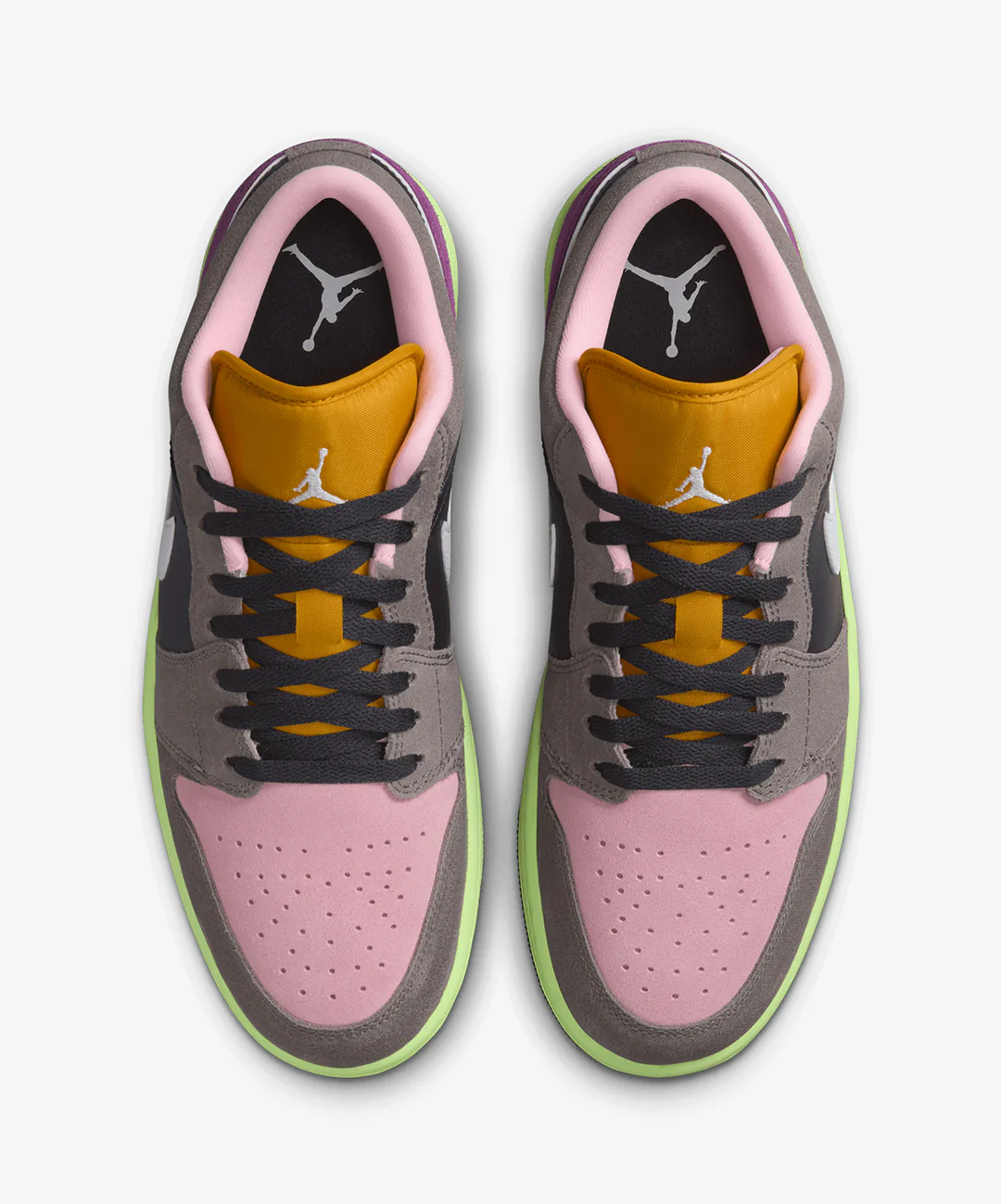 JORDAN | AIR JORDAN 1 LOW SE { OIL GREY/WHITE-CAVE STONE-ARCTIC PUNCH - Image 2