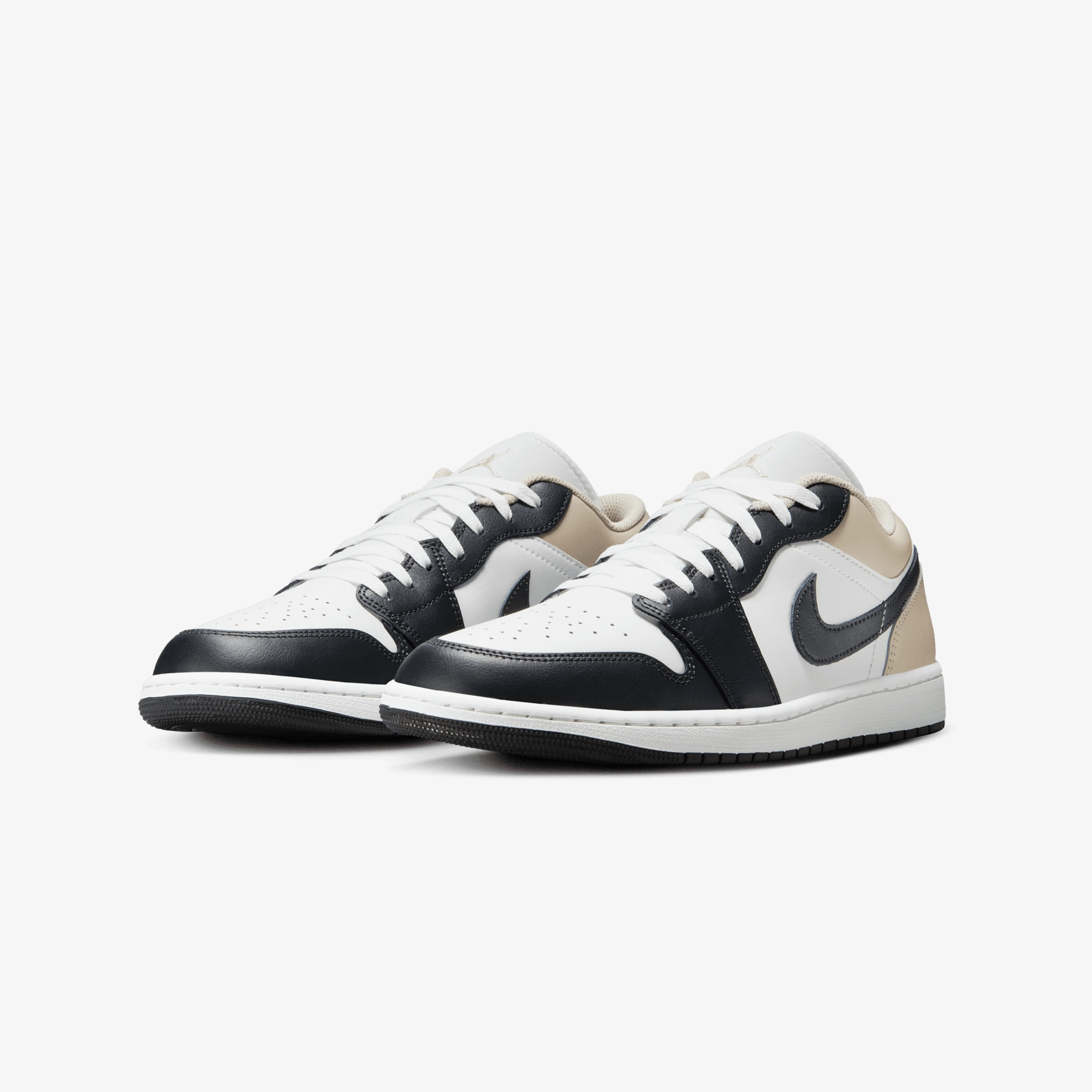 JORDAN | AIR JORDAN 1 LOW { SUMMIT WHITE/OFF NOIR-RATTAN - Image 3