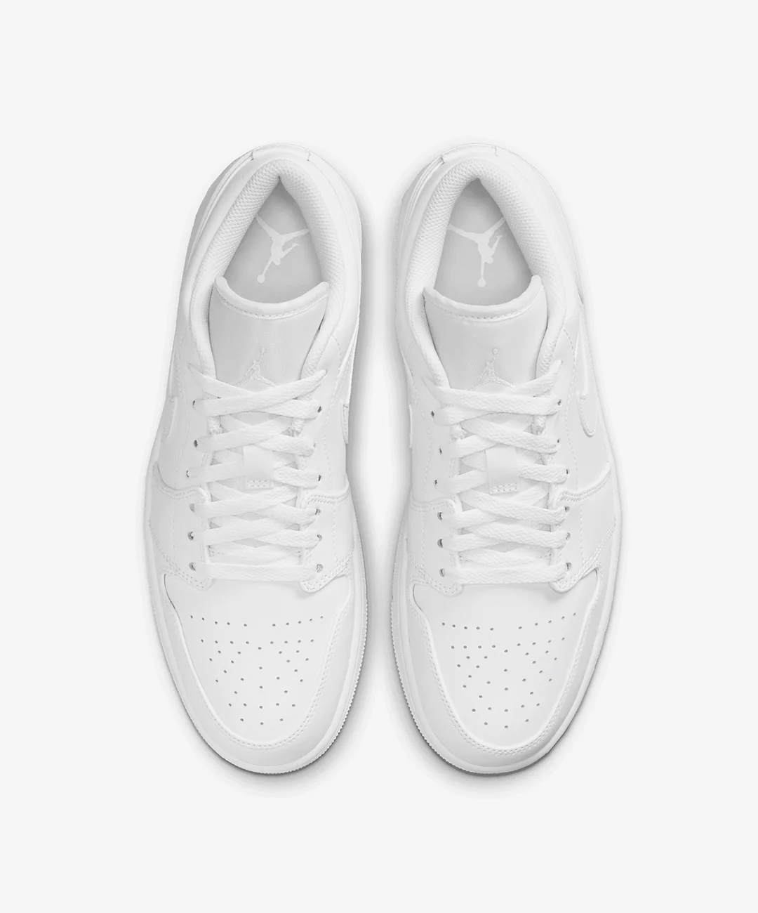 JORDAN | AIR JORDAN 1 LOW { WHITE/WHITE-WHITE - Image 2
