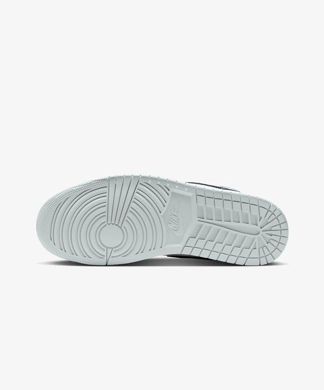 JORDAN | AIR JORDAN 1 MID { BLACK/SQUADRON BLUE-AURA-WHITE - Image 6