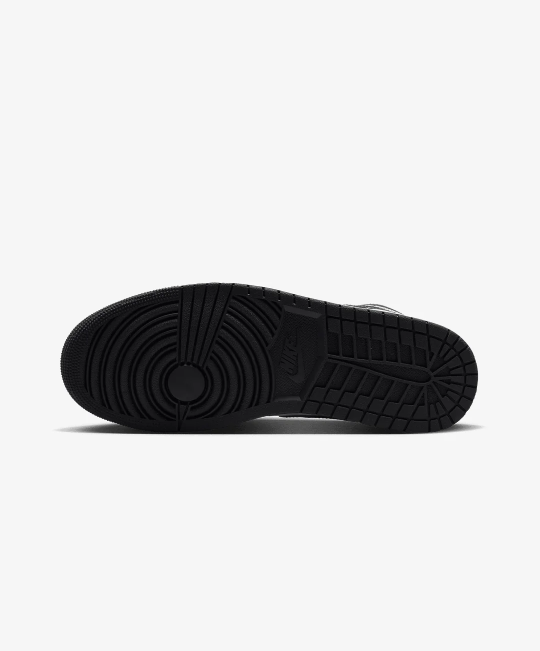 JORDAN | AIR JORDAN 1 MID { BLACK/SUMMIT WHITE-GORGE GREEN - Image 7