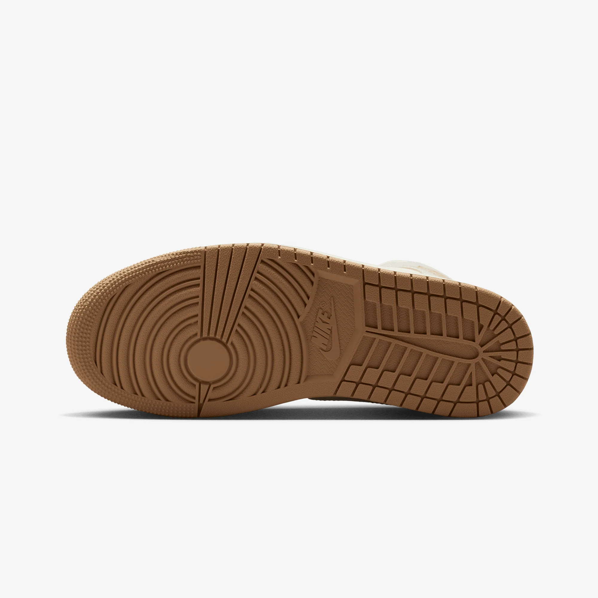 JORDAN | AIR JORDAN 1 MID { PALE IVORY/LT OREWOOD BRN-HEMP-SAIL - Image 7
