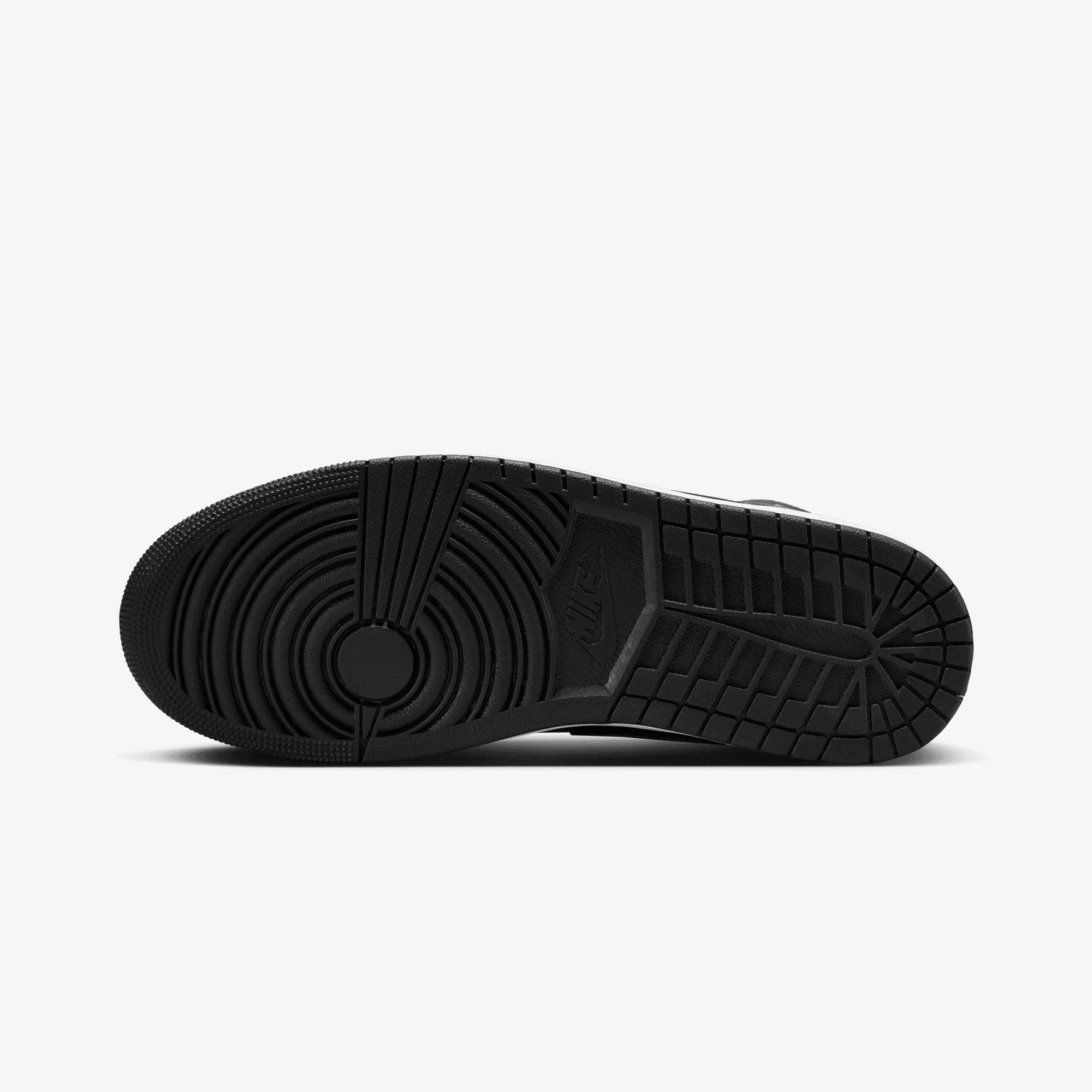 JORDAN | AIR JORDAN 1 MID { BLACK/METALLIC GOLD-WHITE - Image 7