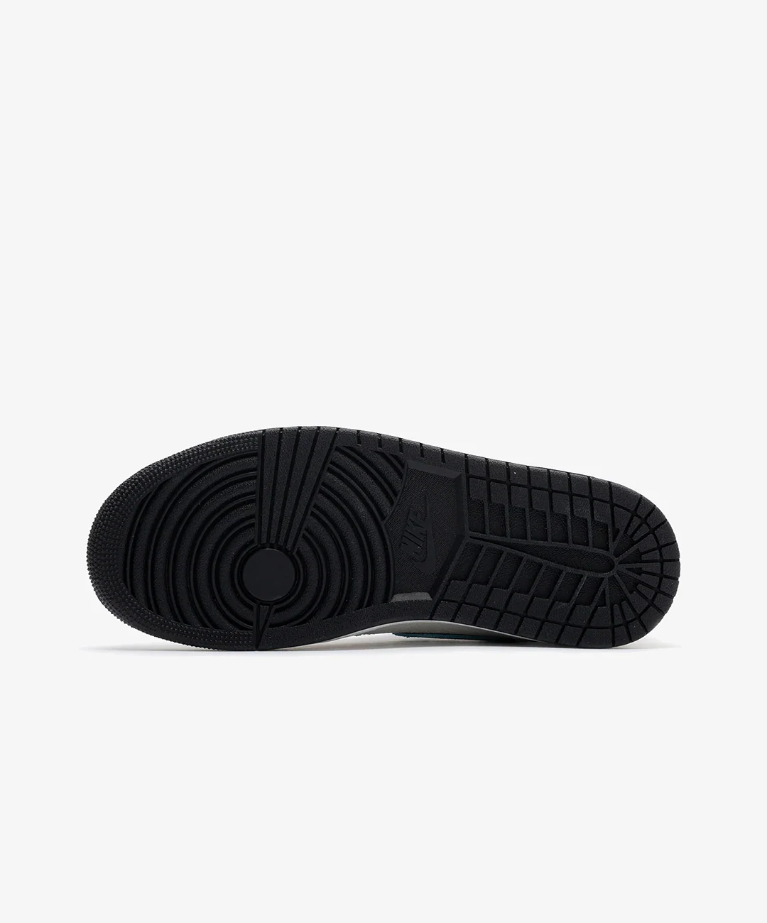 JORDAN | AIR JORDAN 1 MID { SUMMIT WHITE/BLUE CHILL-BLACK - Image 5