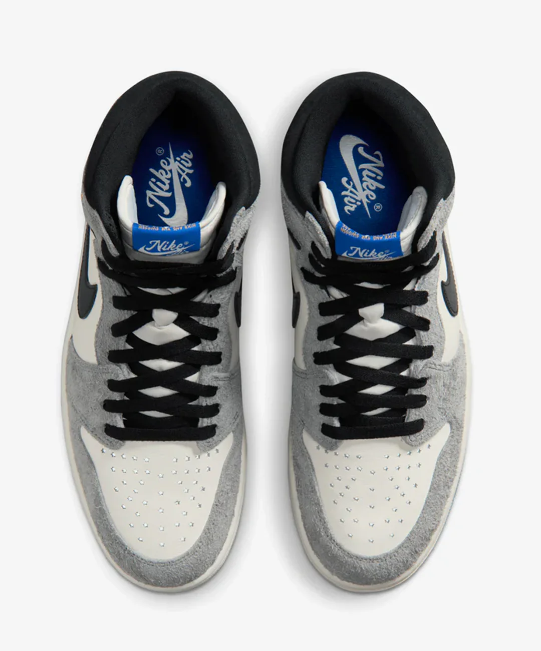 JORDAN | AIR JORDAN 1 RETRO HIGH OG { COOL GREY/BLACK-SAIL-GAME ROYAL - Image 2