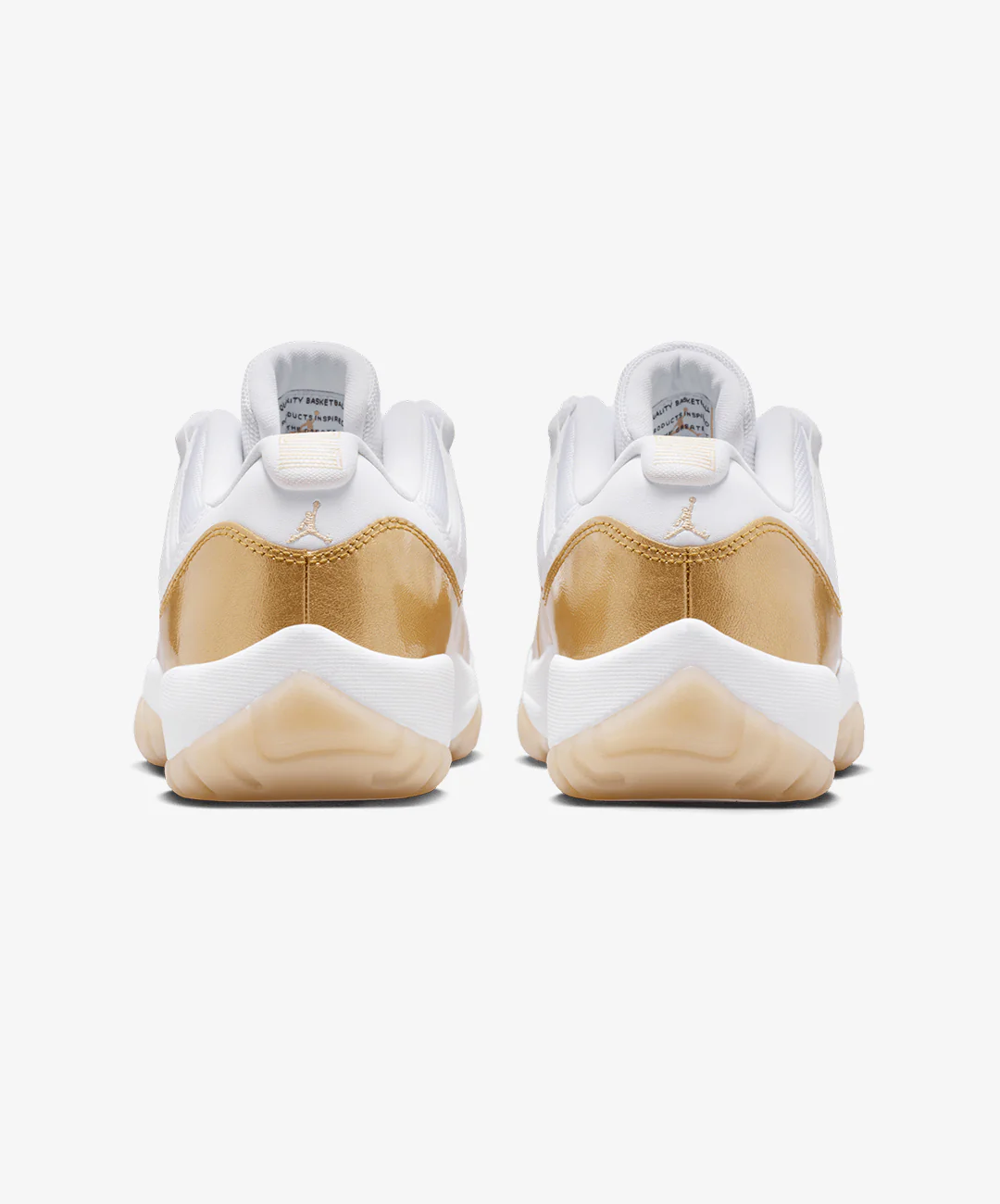 JORDAN | AIR JORDAN 11 RETRO LOW "MOTHER'S DAY" { WHITE/TEAM GOLD/METALLIC GOLD - Image 5