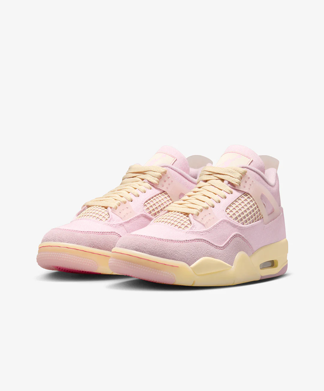 Jordan | AIR JORDAN 4 RETRO { PEARL PINK/COCONUT MILK/MUSLIN/ICED CARMINE - Image 3