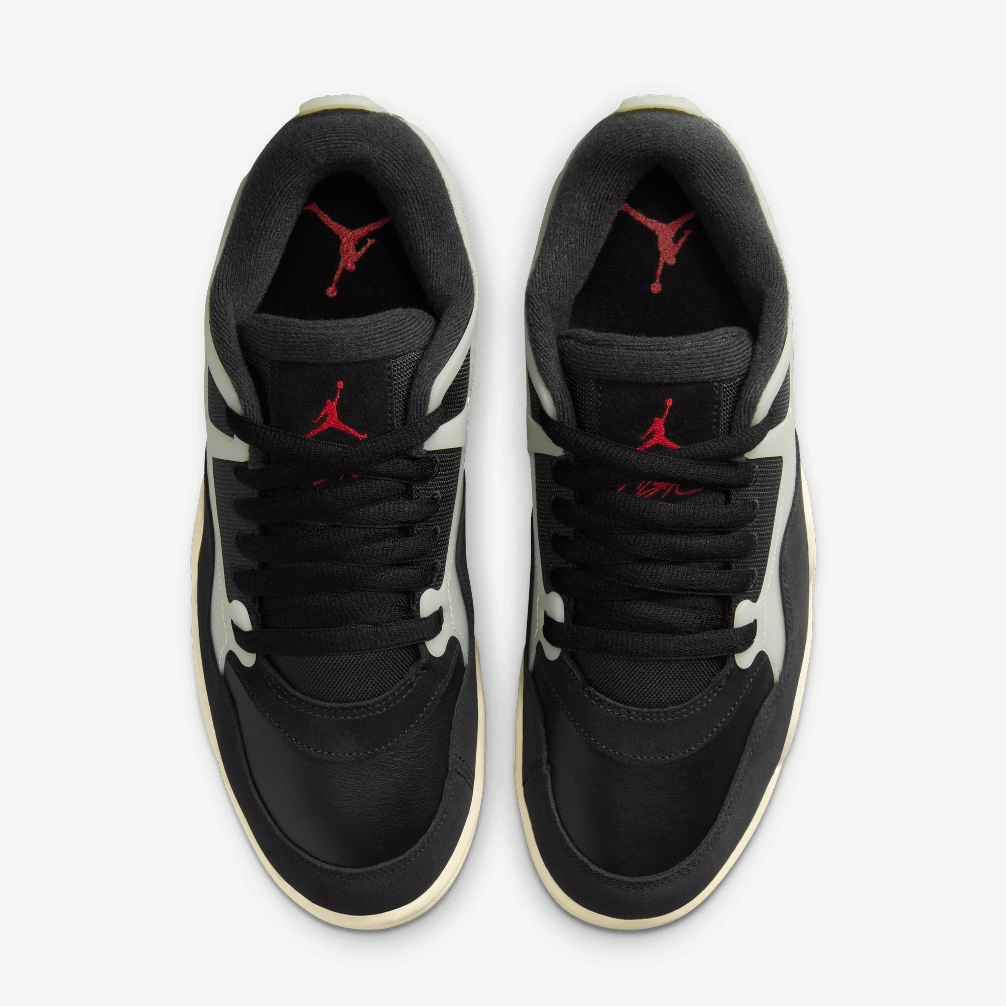 Jordan | AIR JORDAN 4 RM { BLACK/GYM RED-SAIL-COCONUT MILK - Image 2