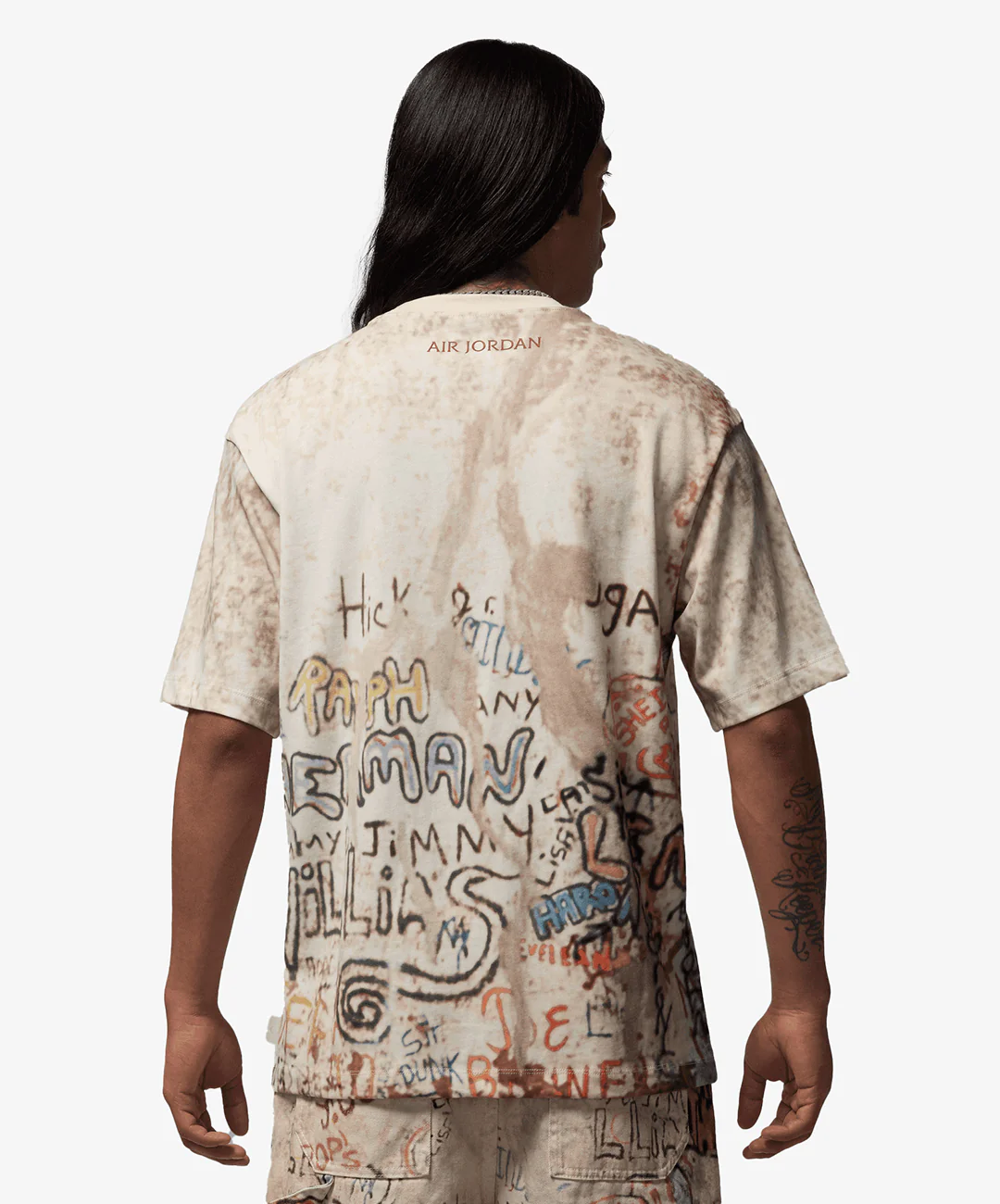 Jordan | AIR JORDAN 85 GRAPHIC T-SHIRT { SAIL/LEGEND LT BROWN/REDSTONE - Image 2