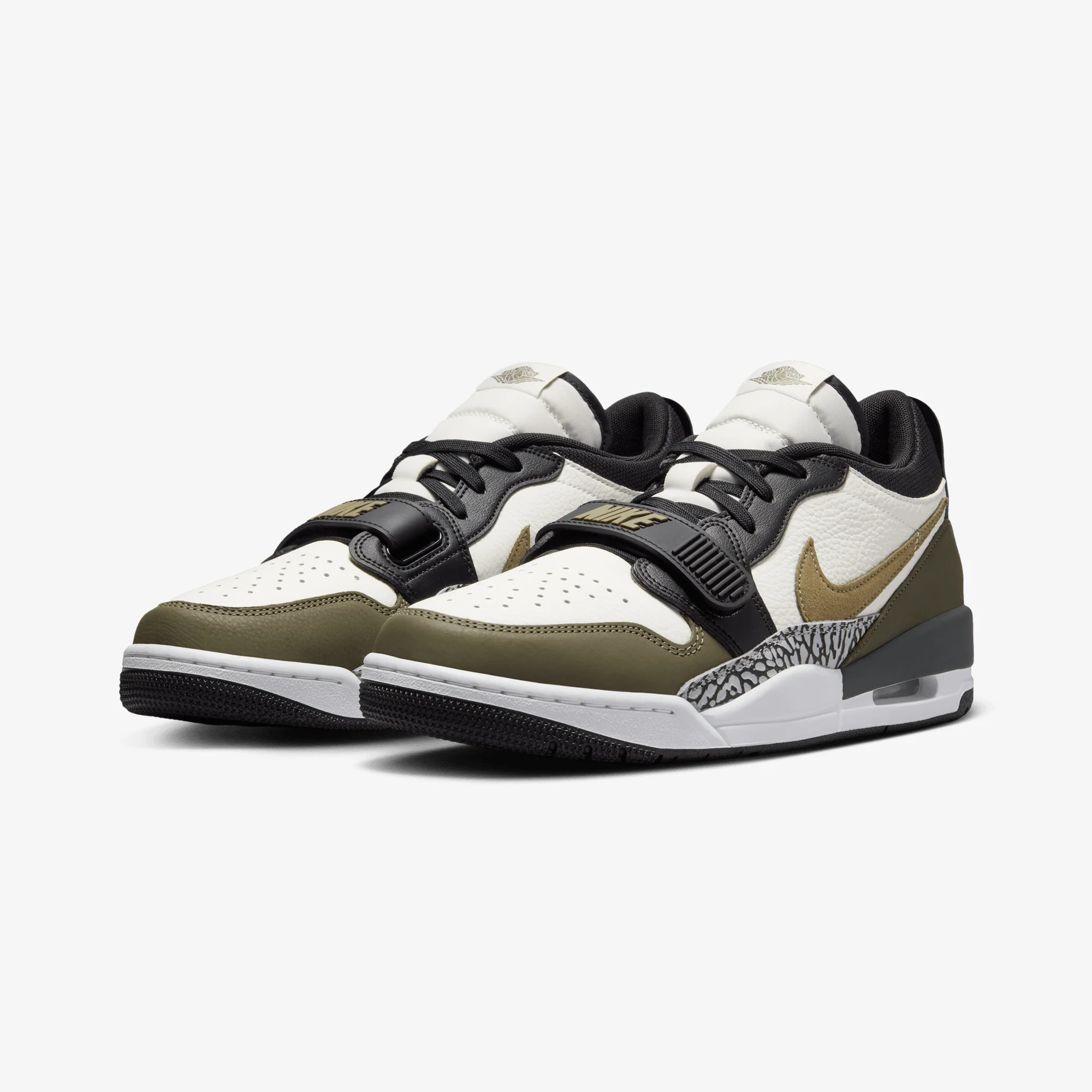 JORDAN | AIR JORDAN LEGACY 312 LOW { SAIL/MEDIUM OLIVE-BLACK-WOLF GREY - Image 3