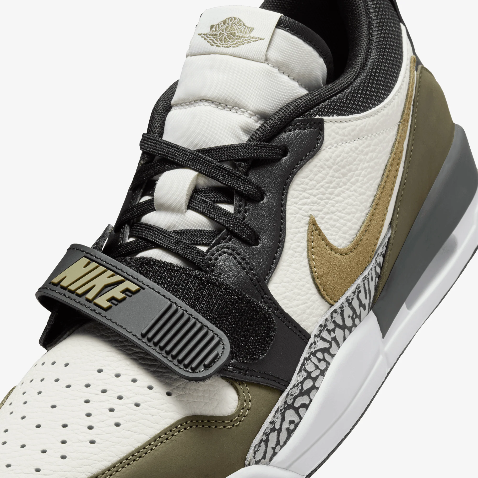 JORDAN | AIR JORDAN LEGACY 312 LOW { SAIL/MEDIUM OLIVE-BLACK-WOLF GREY - Image 5