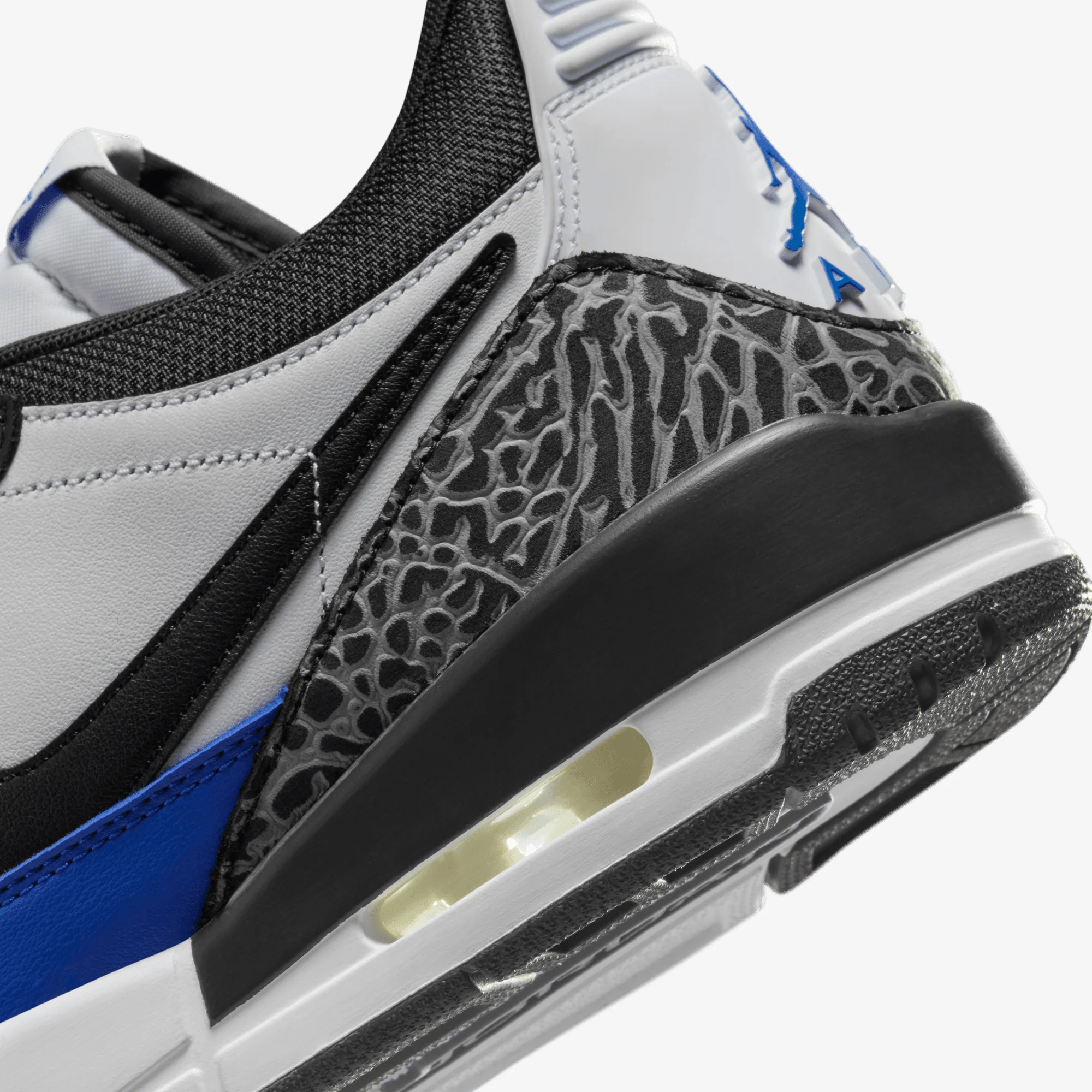 JORDAN | AIR JORDAN LEGACY 312 LOW { WHITE/BLACK-GAME ROYAL-WOLF GREY - Image 6