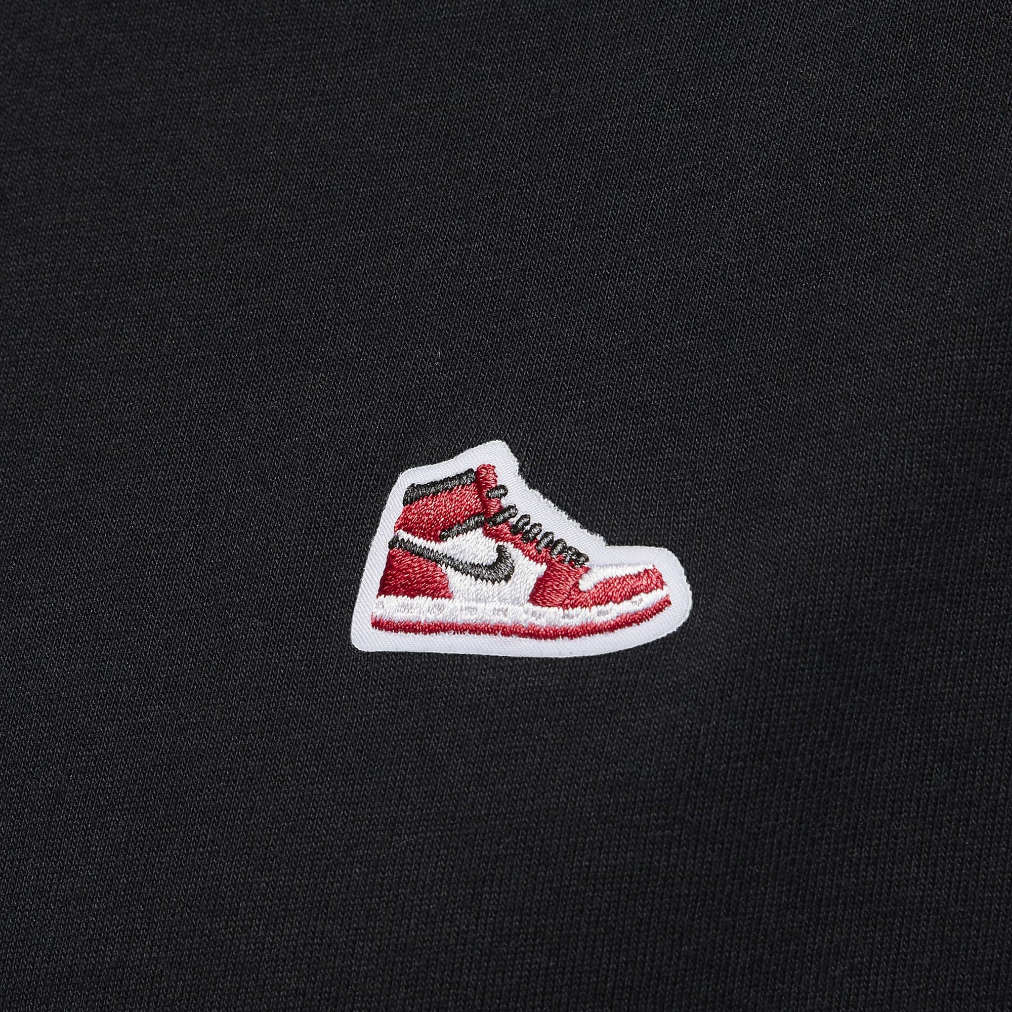 Jordan | BRAND T-SHIRT { BLACK - Image 4