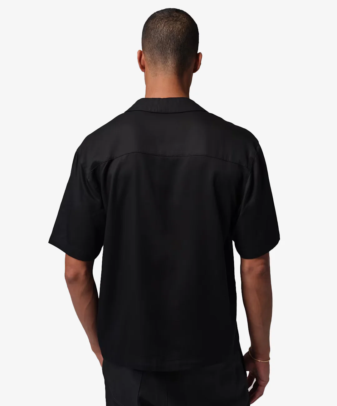 JORDAN | BROOKLYN BOWLING SHIRT { BLACK/INFRARED 23 - Image 2