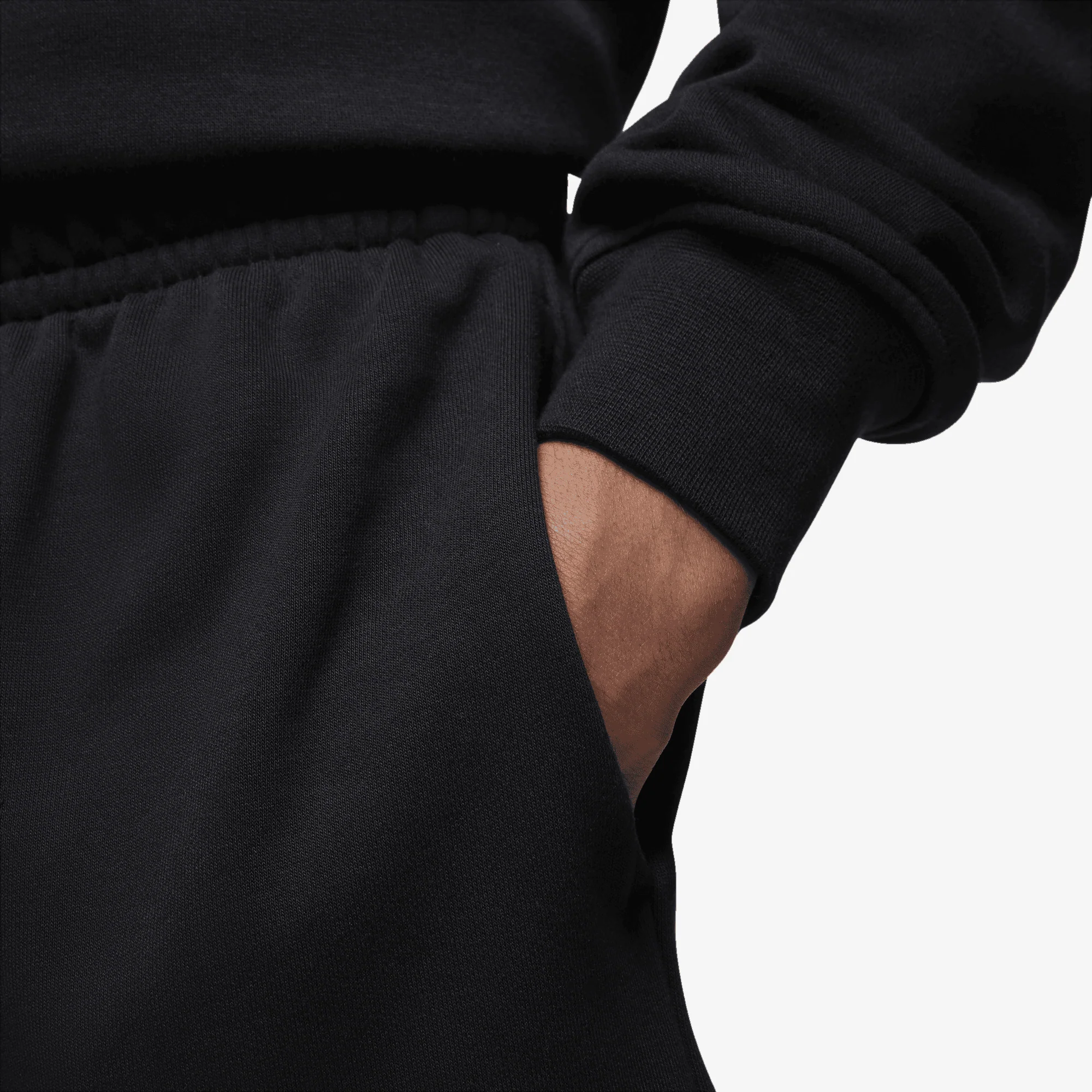 JORDAN | BROOKLYN FLEECE { BLACK - Image 3