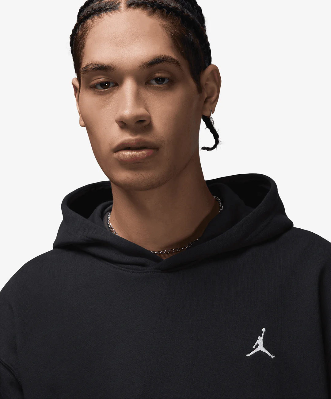 JORDAN | BROOKLYN FLEECE { BLACK/WHITE - Image 3
