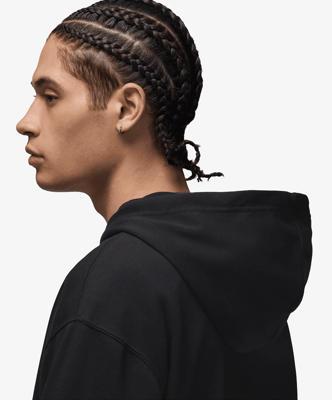 JORDAN | BROOKLYN FLEECE { BLACK/WHITE - Image 4
