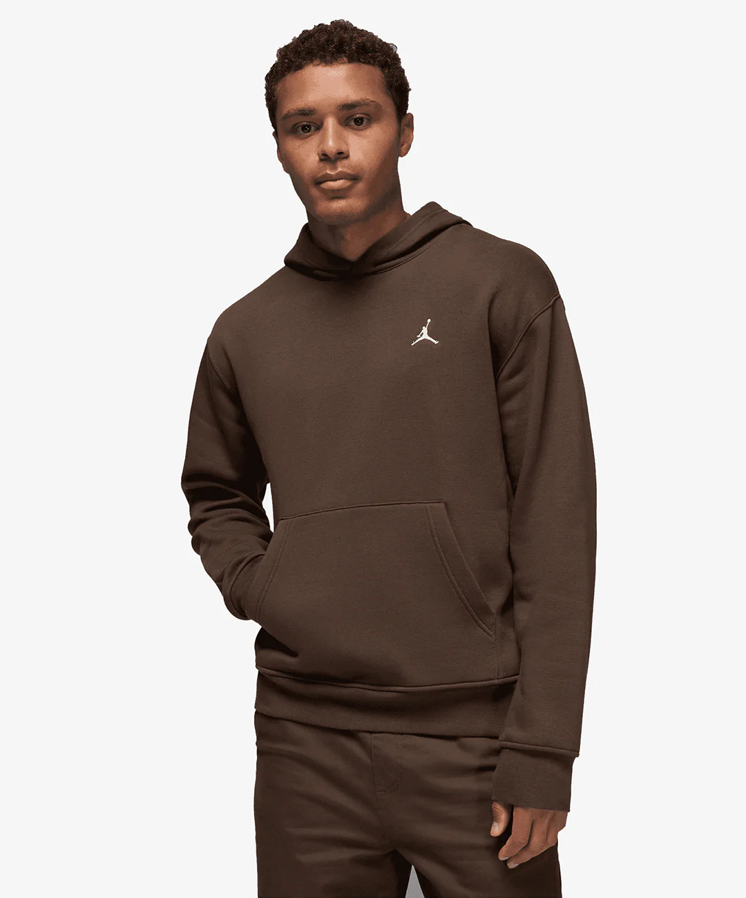JORDAN | BROOKLYN FLEECE PULLOVER HOODIE { BAROQUE BROWN/SAIL