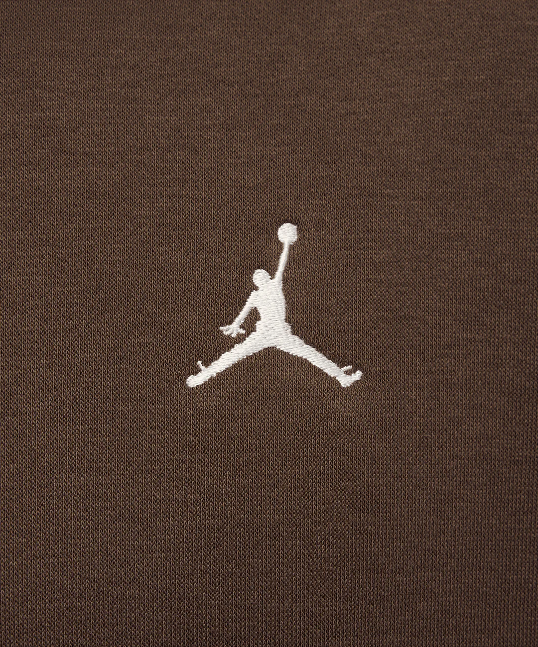 JORDAN | BROOKLYN FLEECE PULLOVER HOODIE { BAROQUE BROWN/SAIL - Image 6