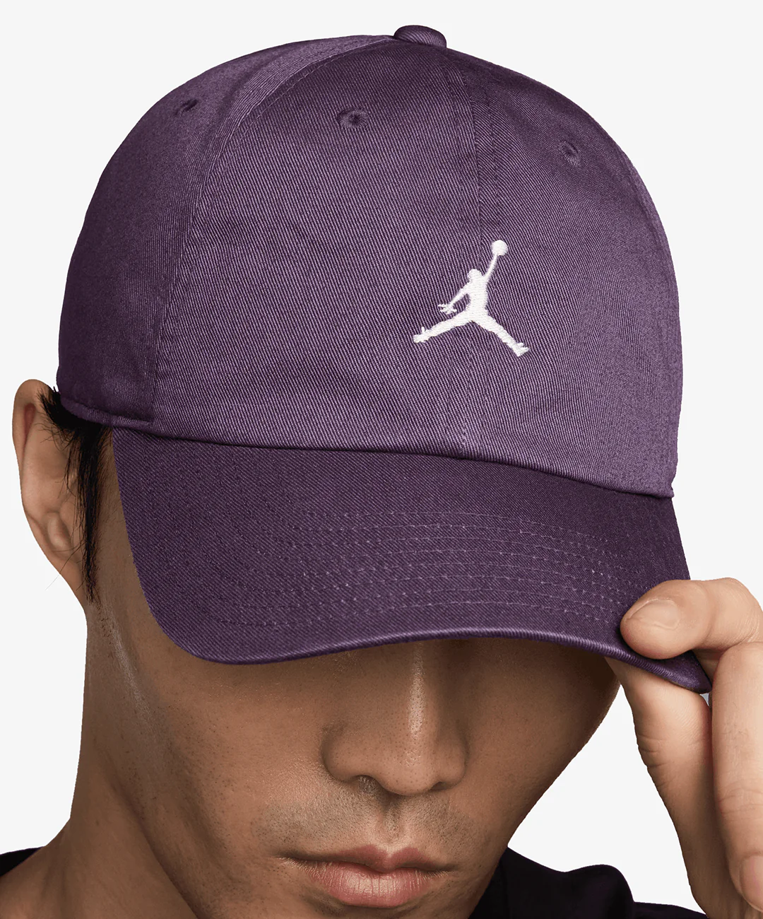 Jordan | CLUB UNSTRUCTURED CURVED-BILL HAT { DARK RAISIN/SAIL - Image 2