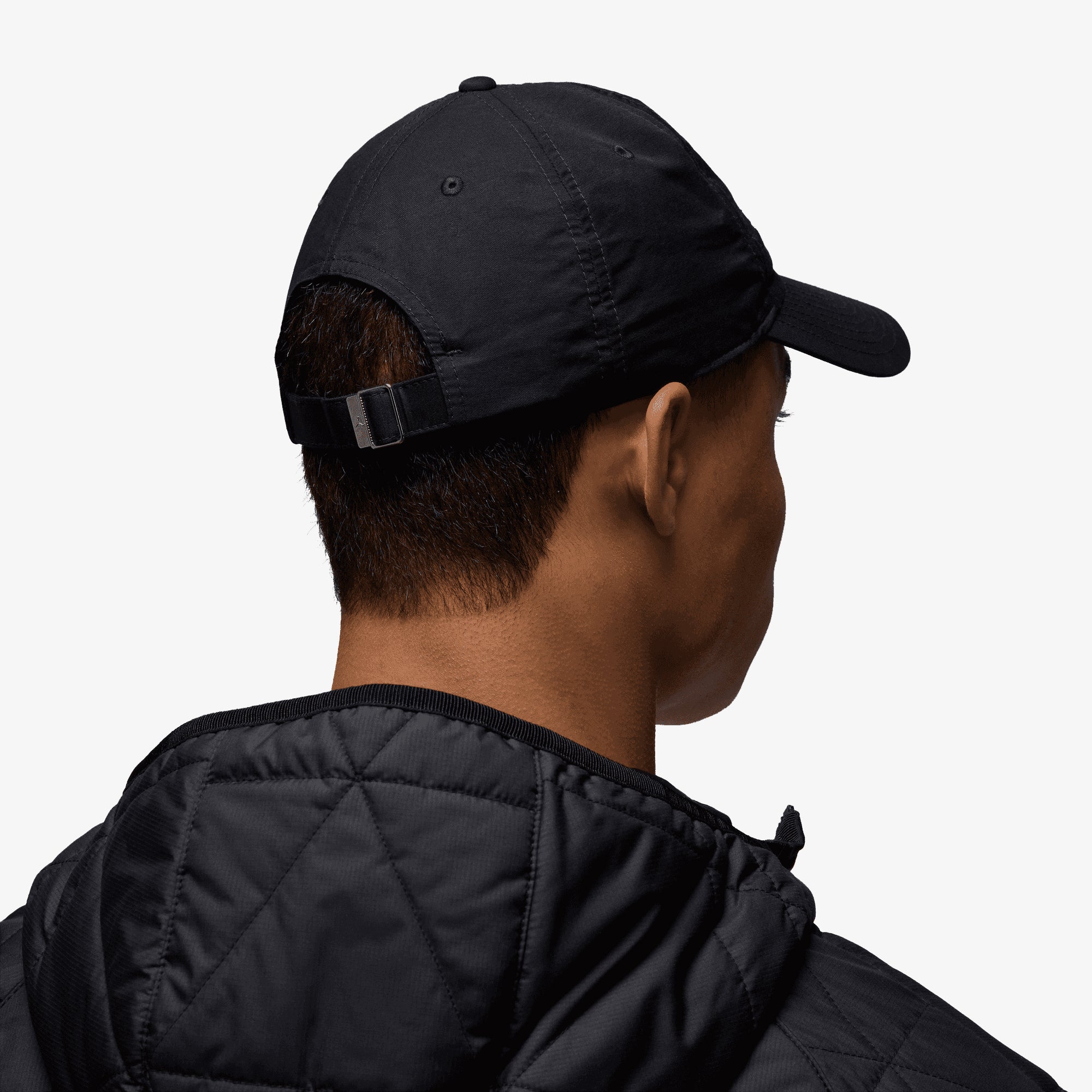 Jordan | CLUB UNSTRUCTURED HAT { BLACK/WHITE - Image 3